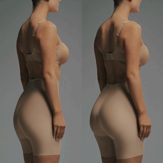 SKIMS BODY BUTT ENHANCING PADDED SHORT | ONYX - Image 4