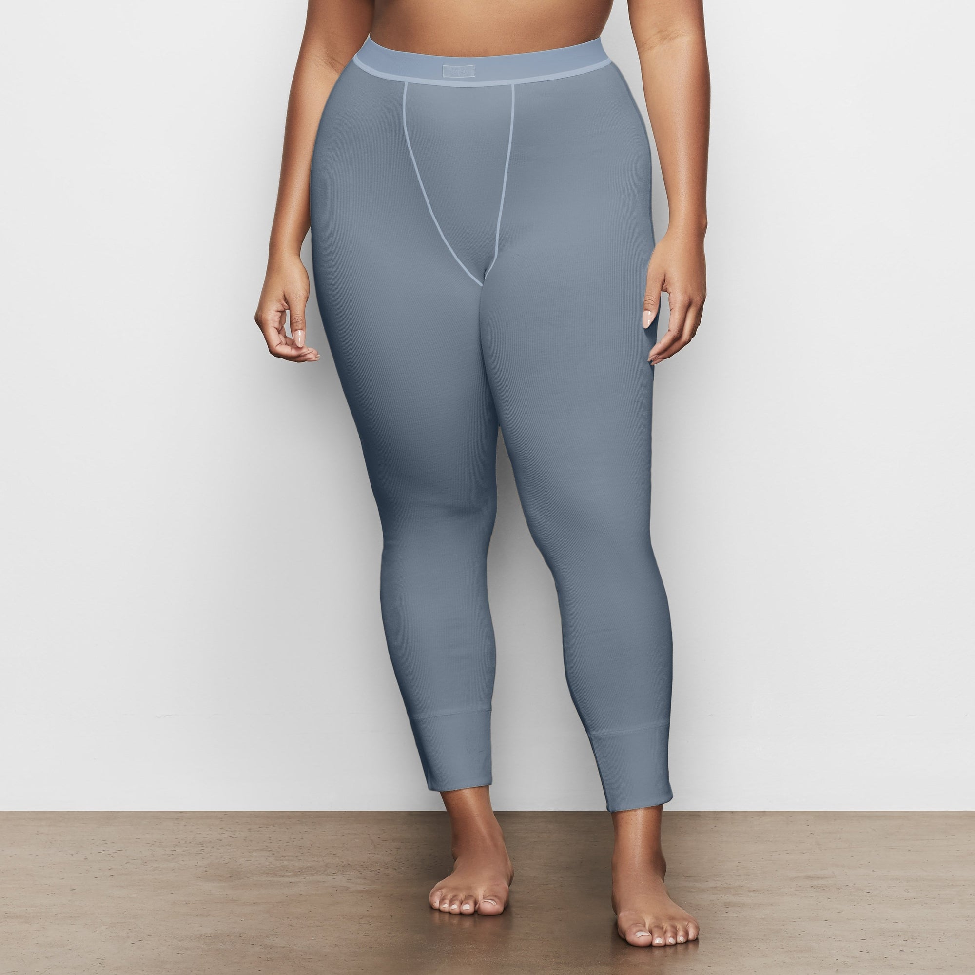 COTTON RIB LEGGING | KYANITE - Image 5