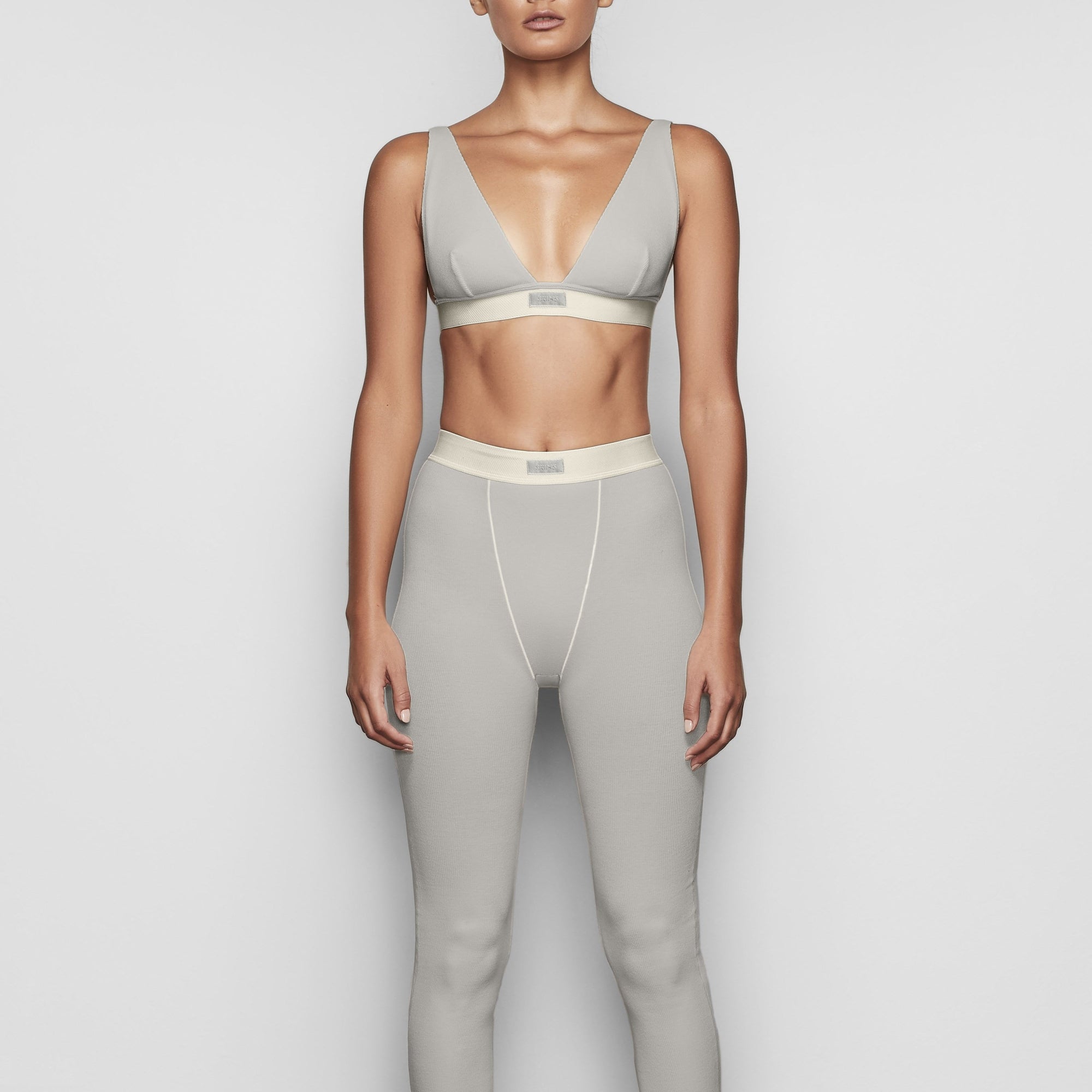 COTTON RIB LEGGING | MINERAL - Image 2