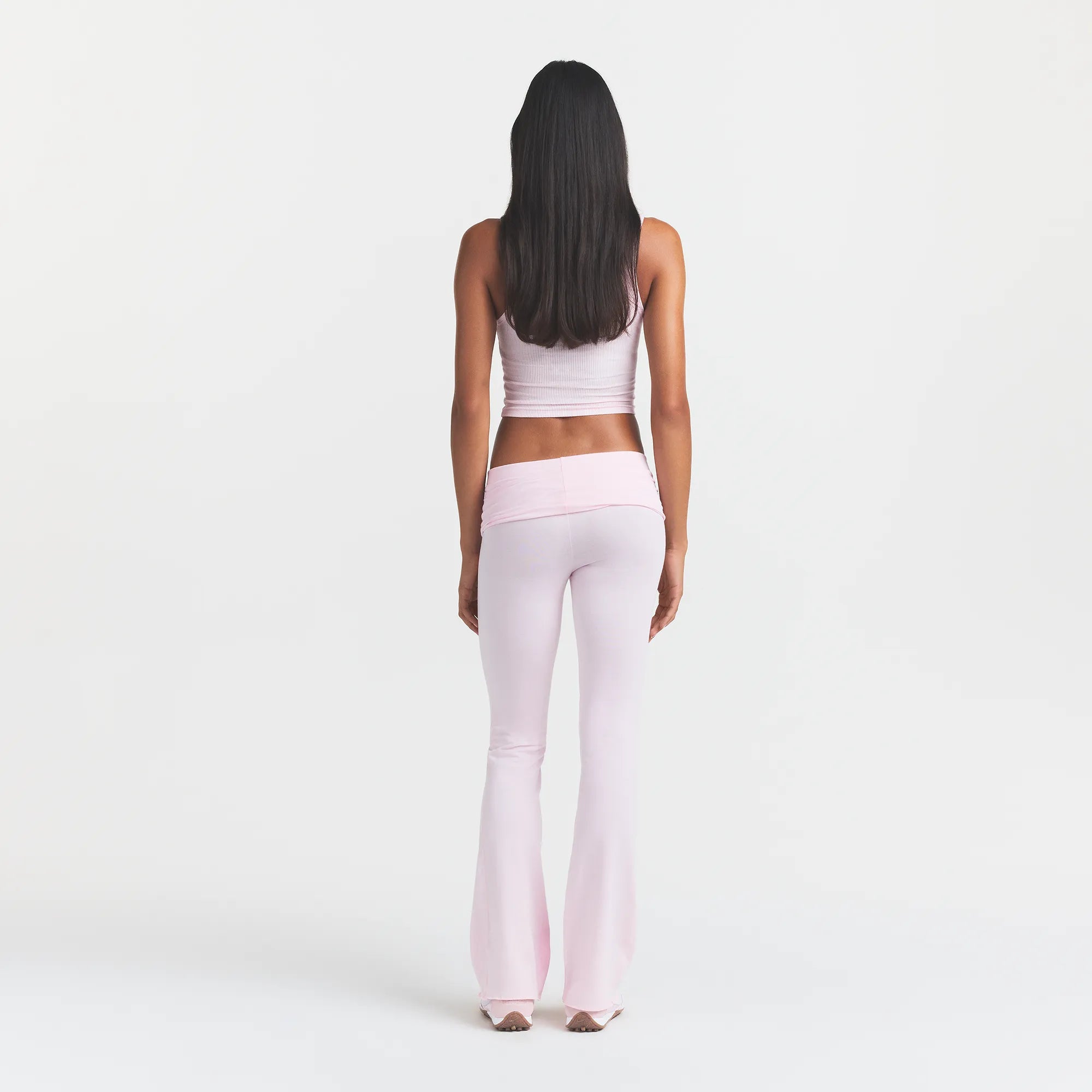 COTTON JERSEY FOLDOVER PANT | CHERRY BLOSSOM - Image 4