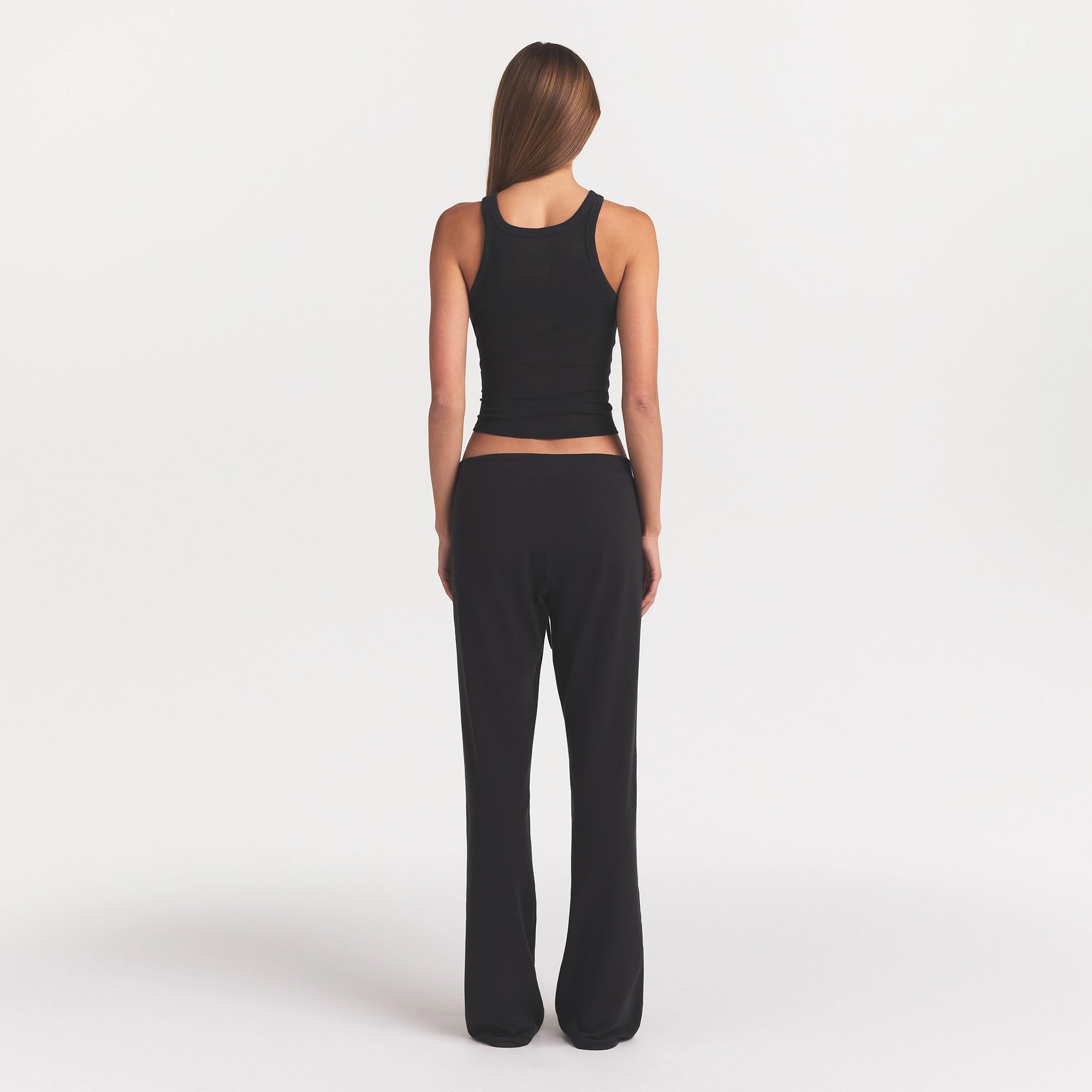 COTTON JERSEY STRAIGHT LEG PANT | SOOT - Image 4