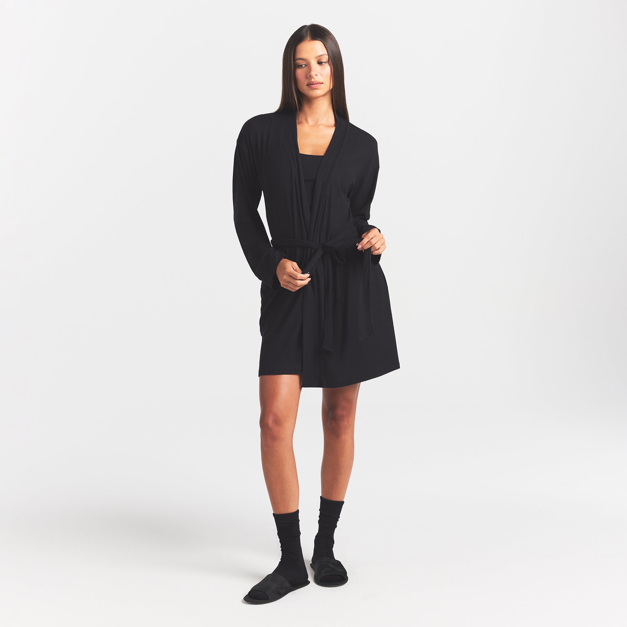 SOFT LOUNGE ROBE | ONYX - Image 2