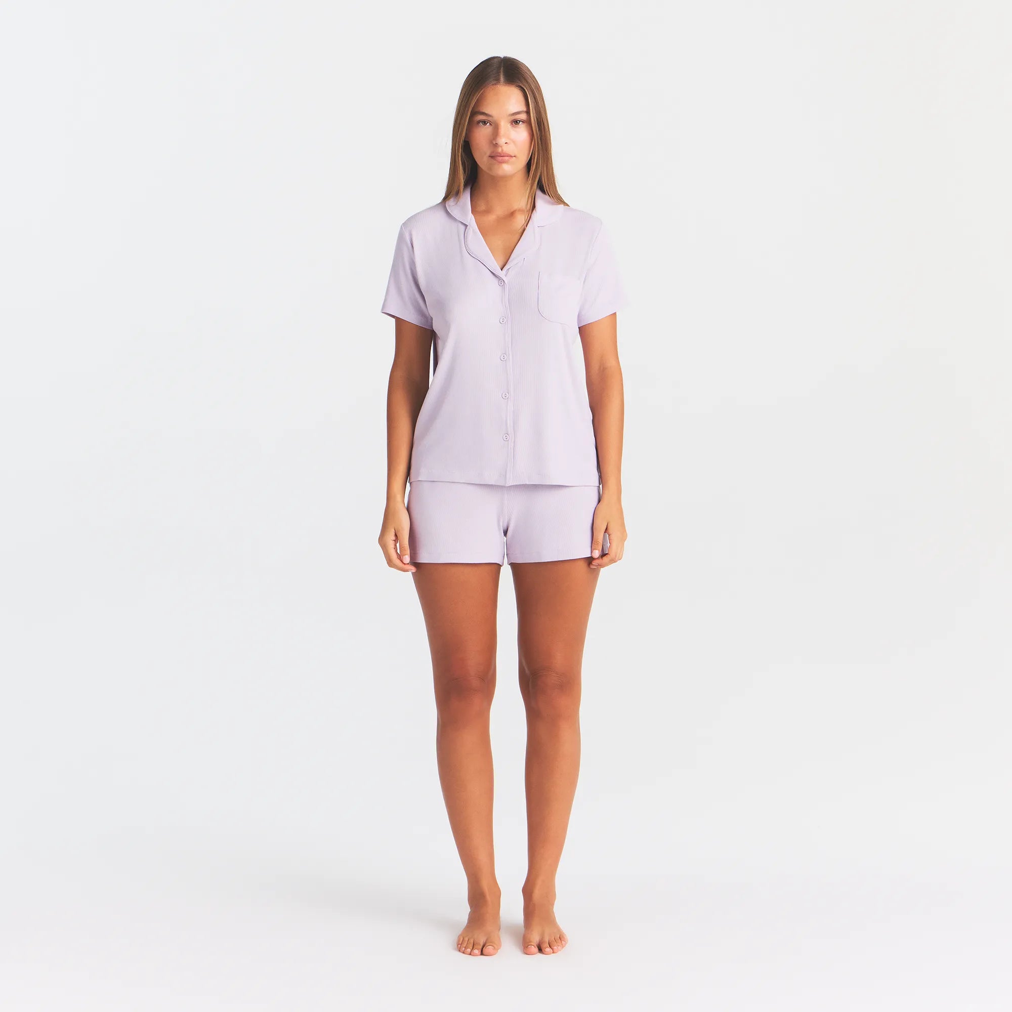 SOFT LOUNGE SHORT SLEEP SET | IRIS MICA - Image 3