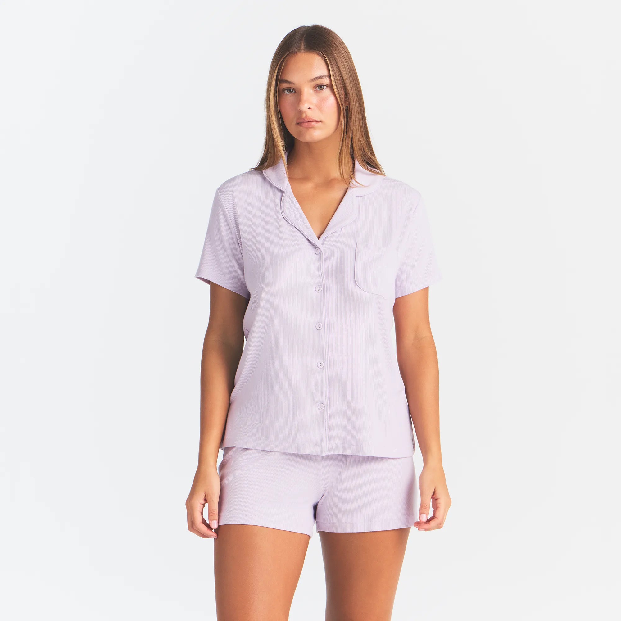 SOFT LOUNGE SHORT SLEEP SET | IRIS MICA - Image 2