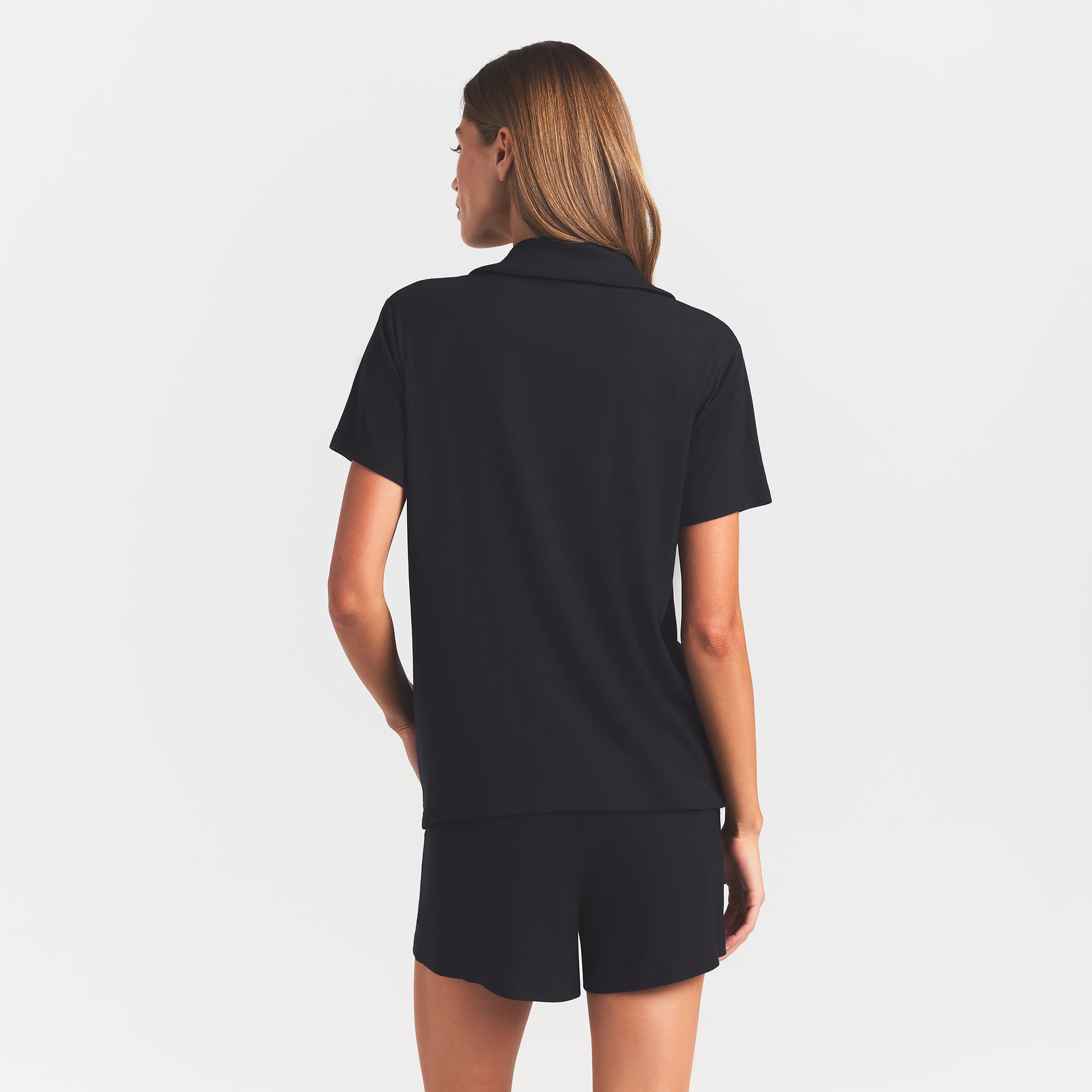 SOFT LOUNGE SHORT SLEEP SET | ONYX - Image 5