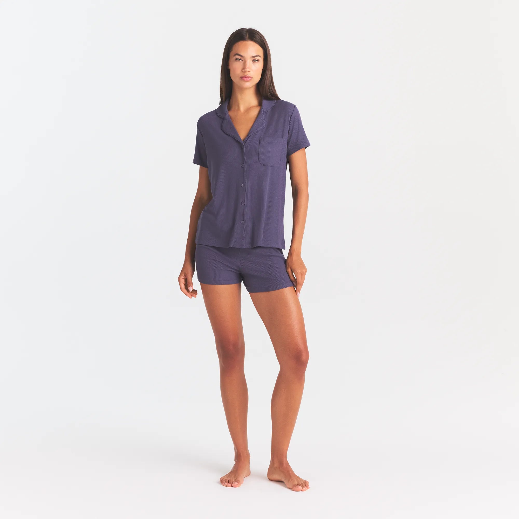 SOFT LOUNGE SHORT SLEEP SET | SLEET - Image 2