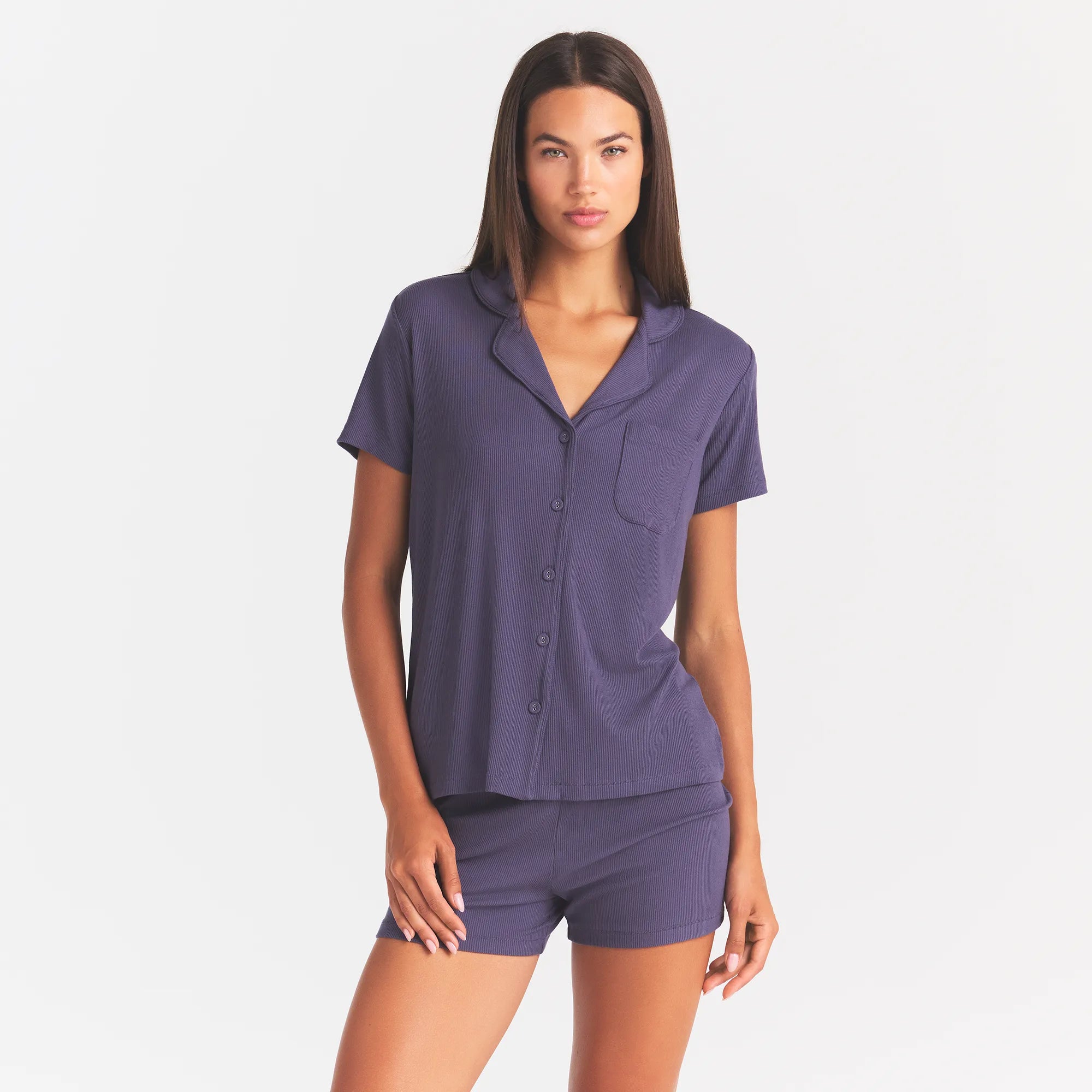 SOFT LOUNGE SHORT SLEEP SET | SLEET - Image 3