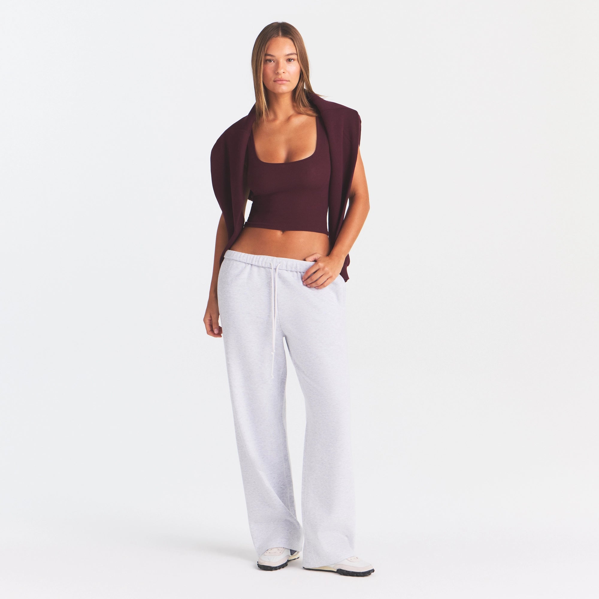 COTTON RIB TANK | CURRANT - Image 2