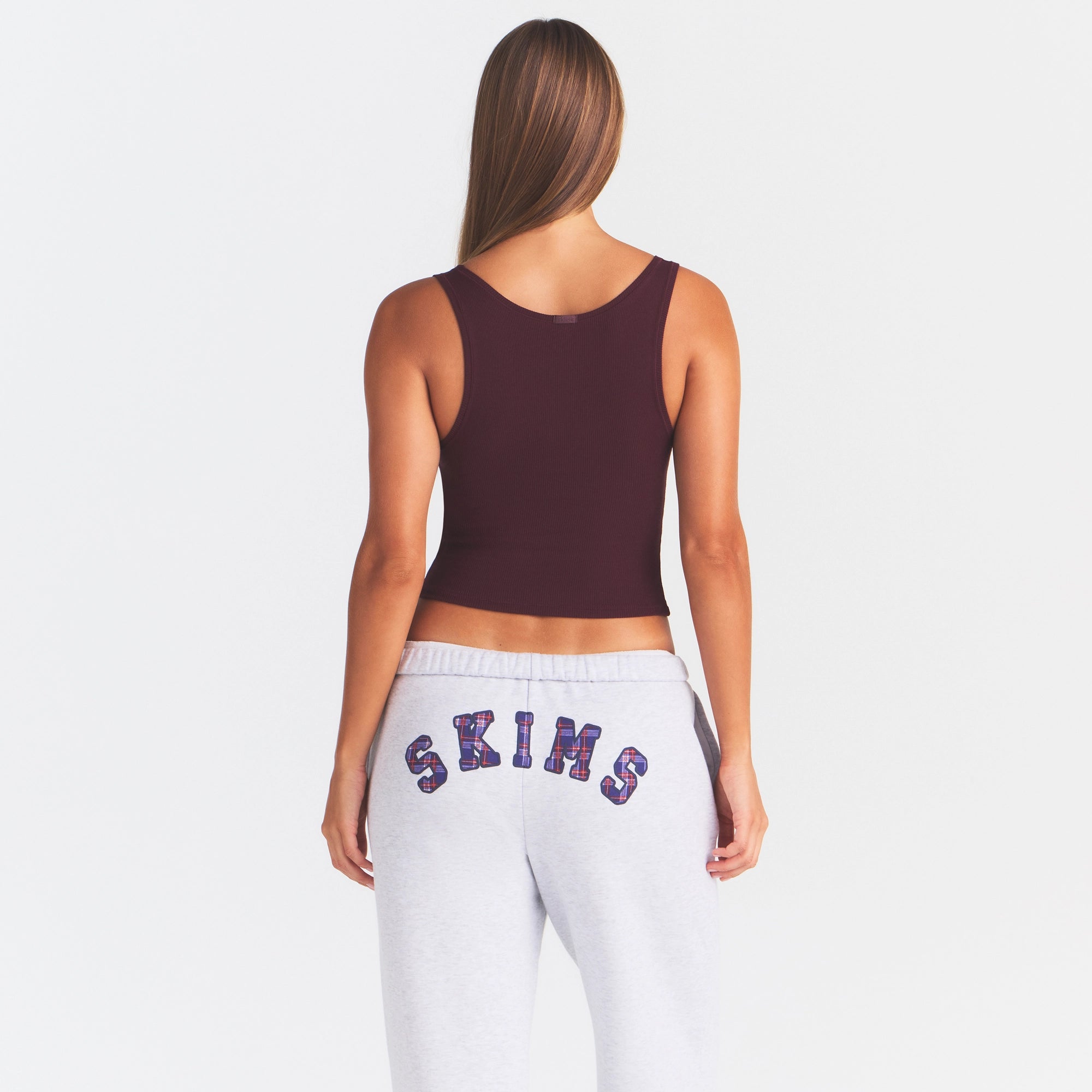 COTTON RIB TANK | CURRANT - Image 4