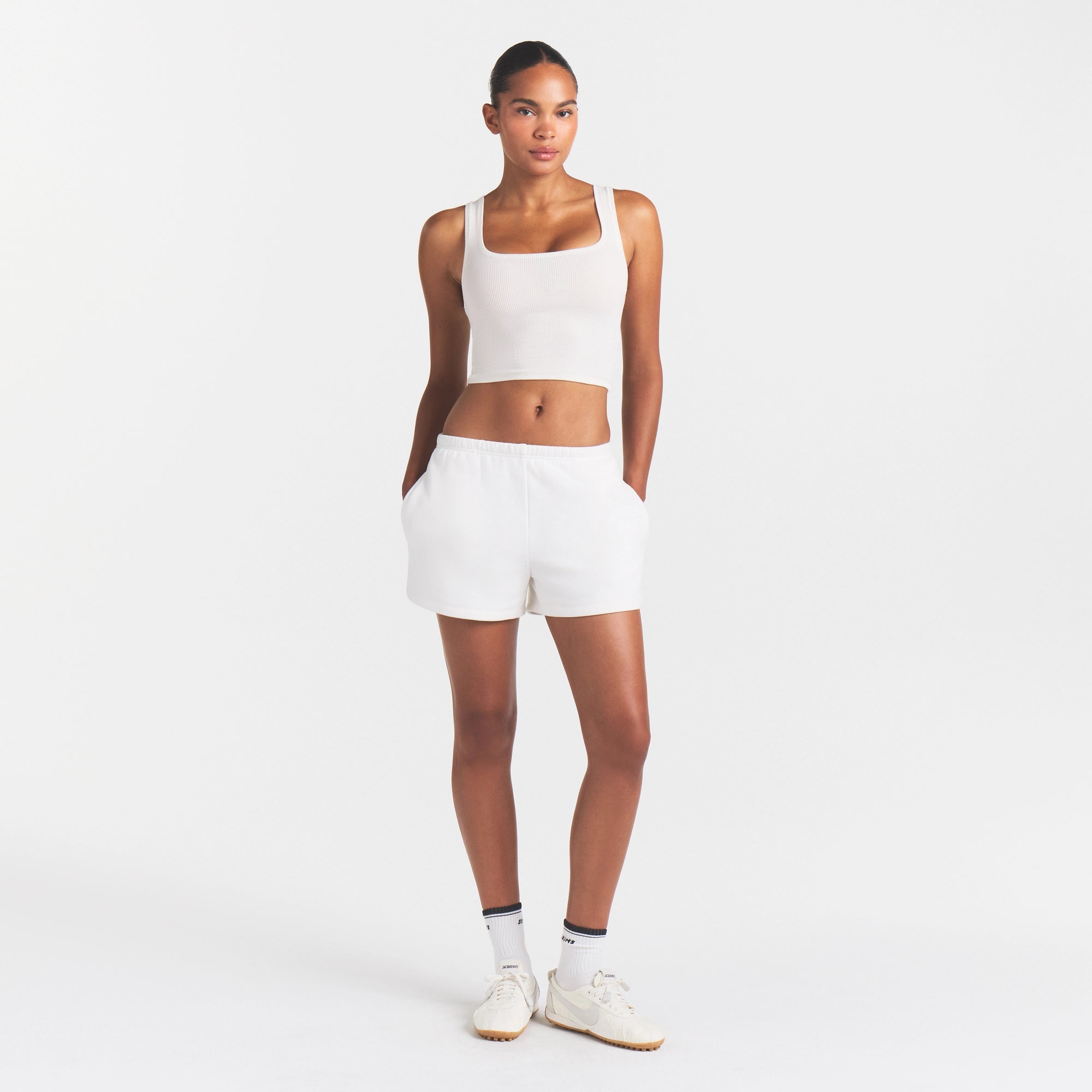 COTTON RIB TANK | MARBLE - Image 2