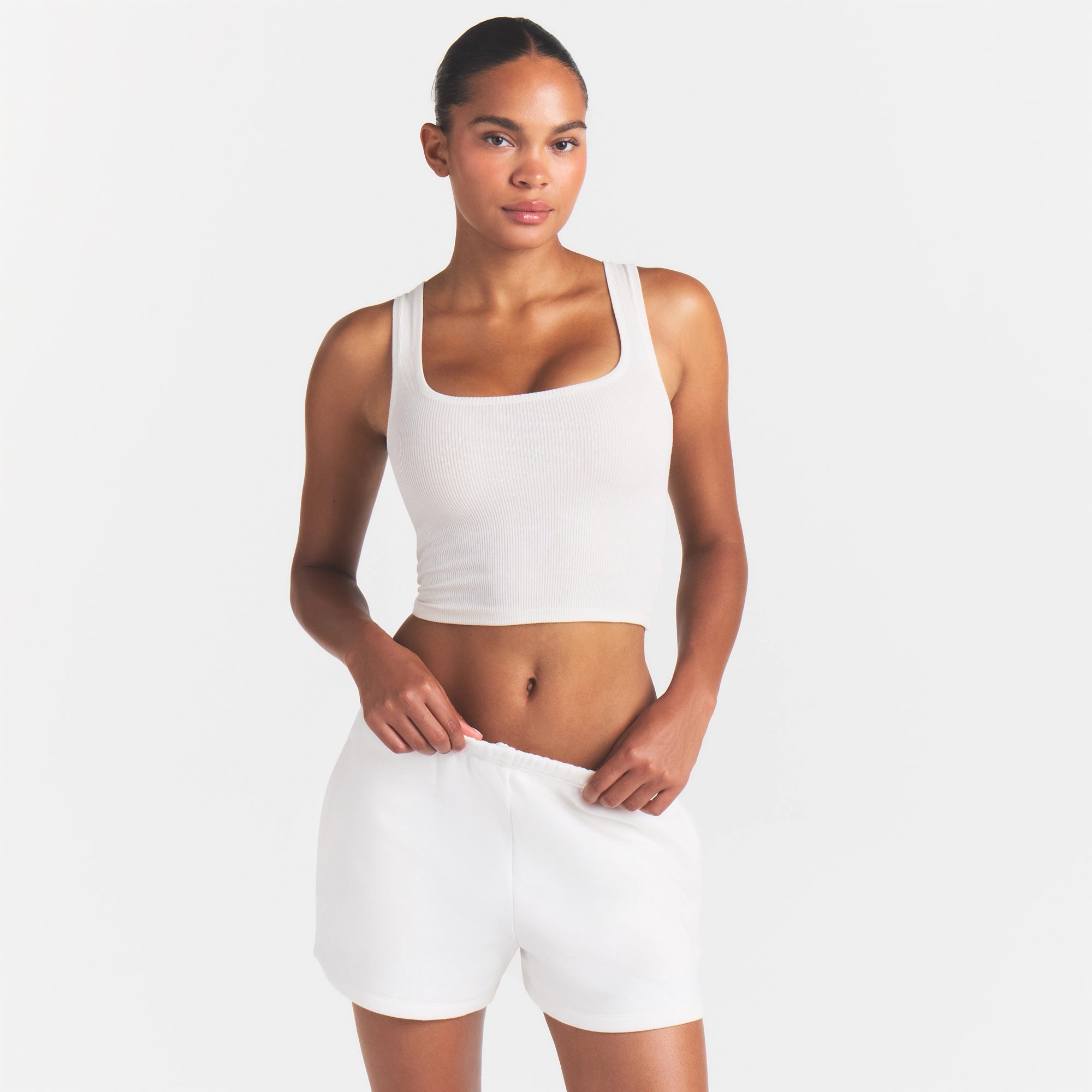 COTTON RIB TANK | MARBLE - Image 3