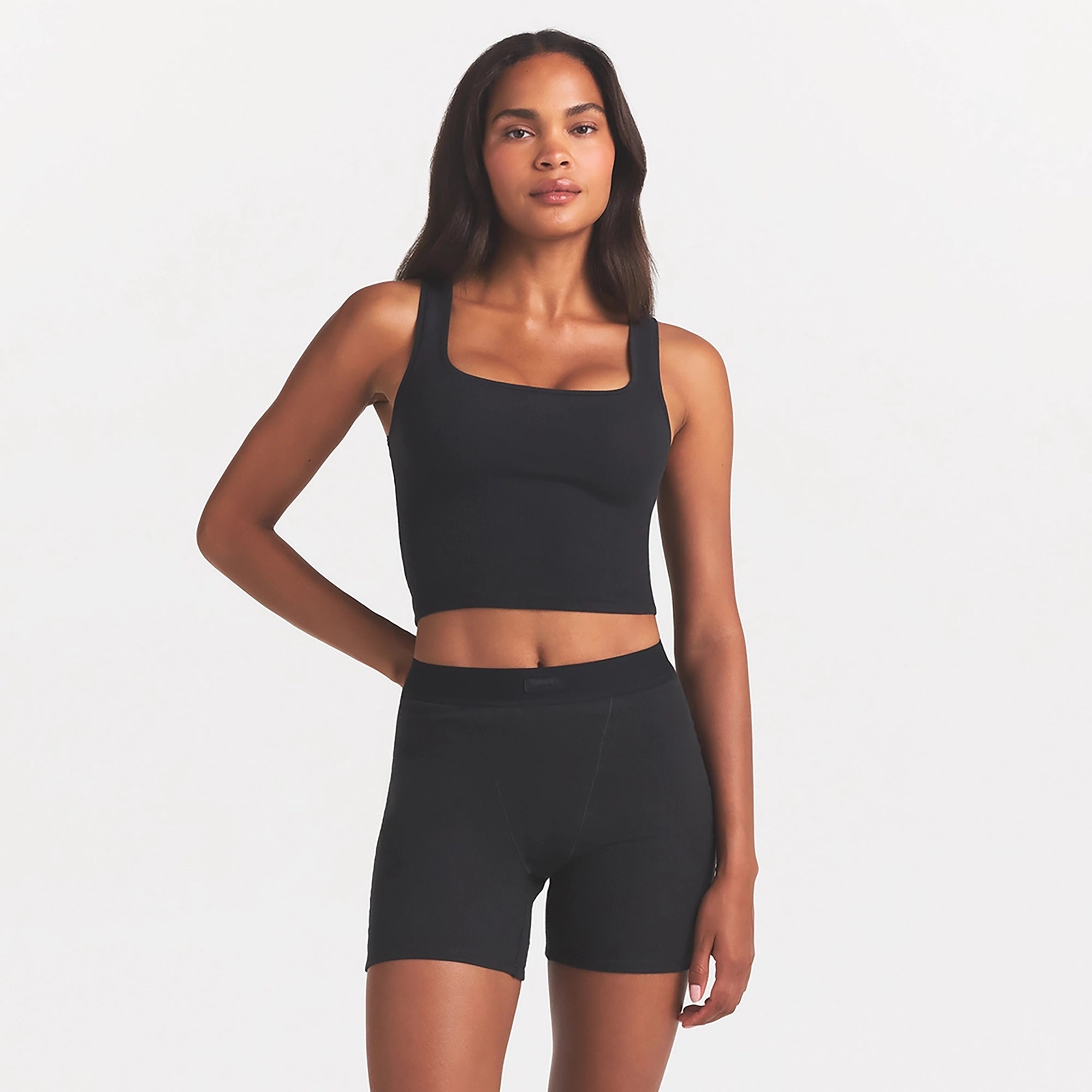 COTTON RIB TANK | SOOT - Image 3