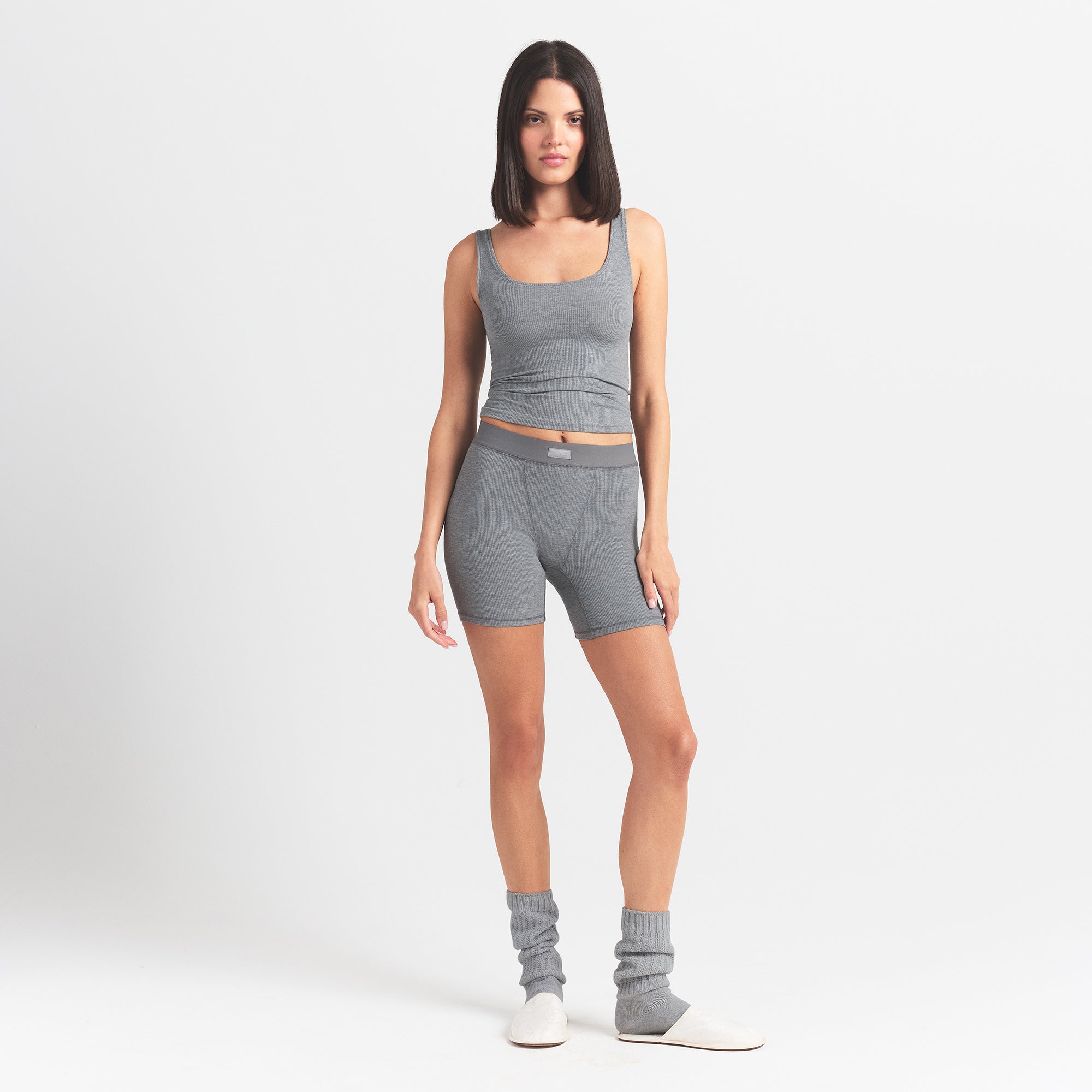 SOFT LOUNGE TANK | HEATHER GREY - Image 2