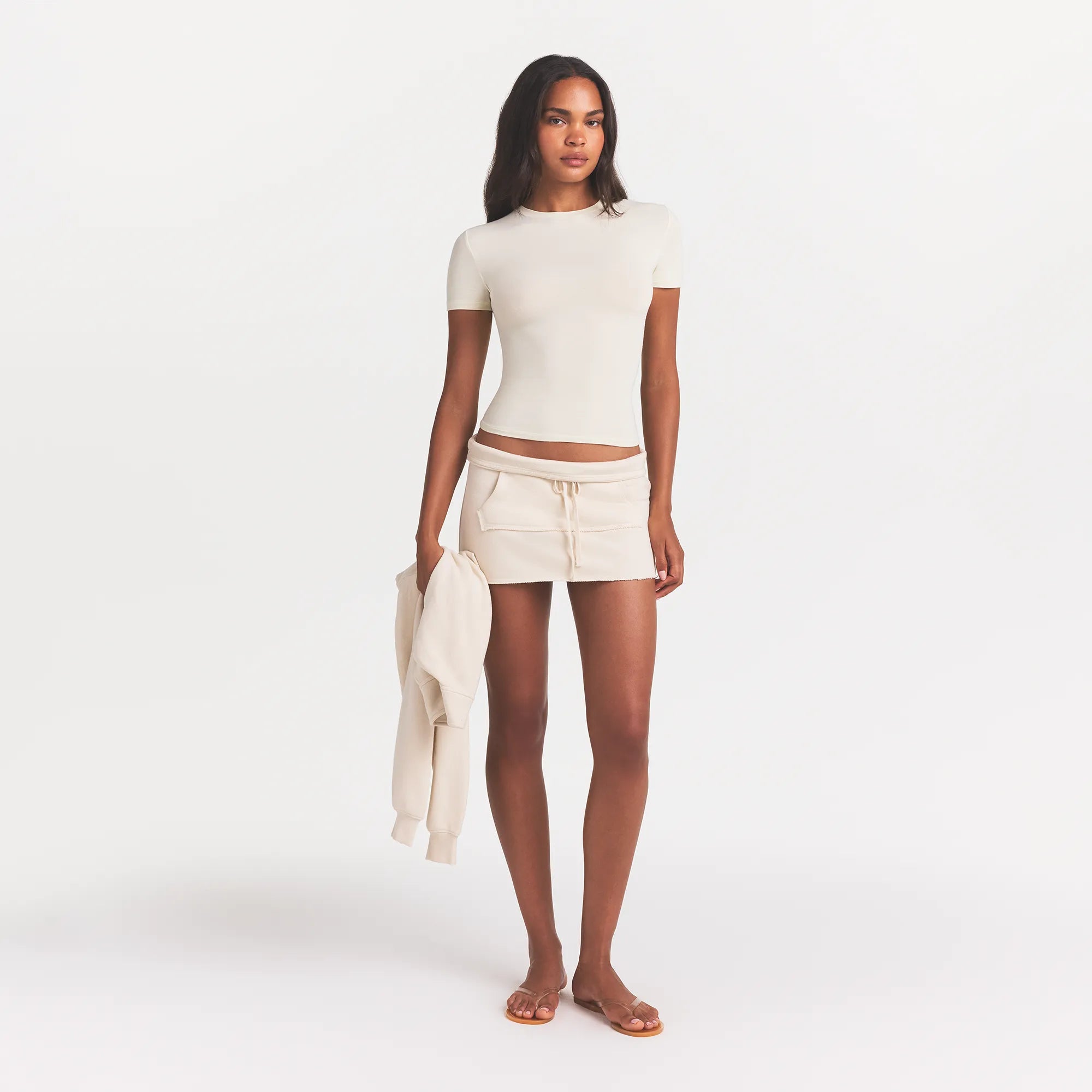 COTTON JERSEY T-SHIRT | BONE - Image 2