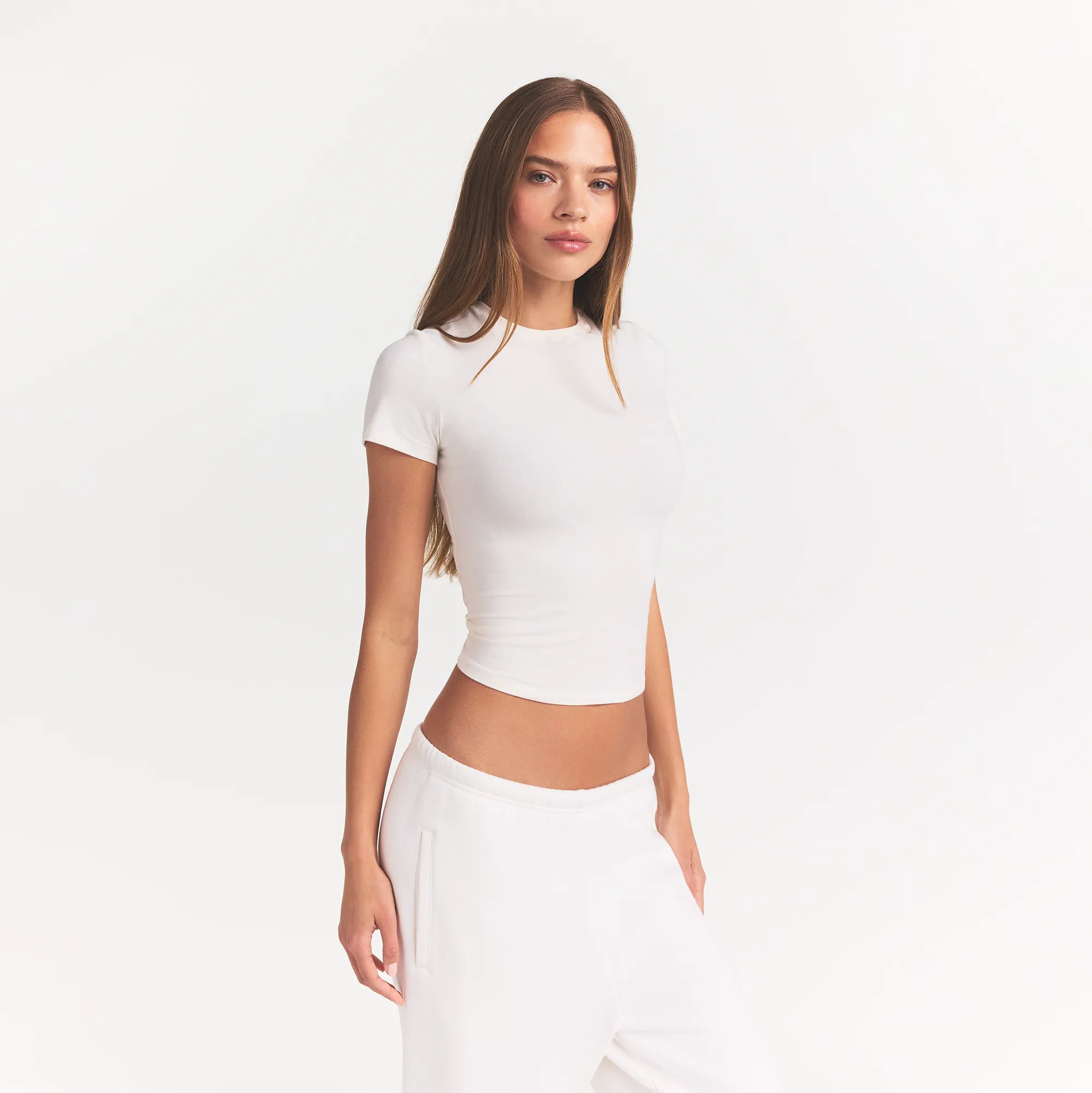 COTTON JERSEY T-SHIRT | MARBLE - Image 4