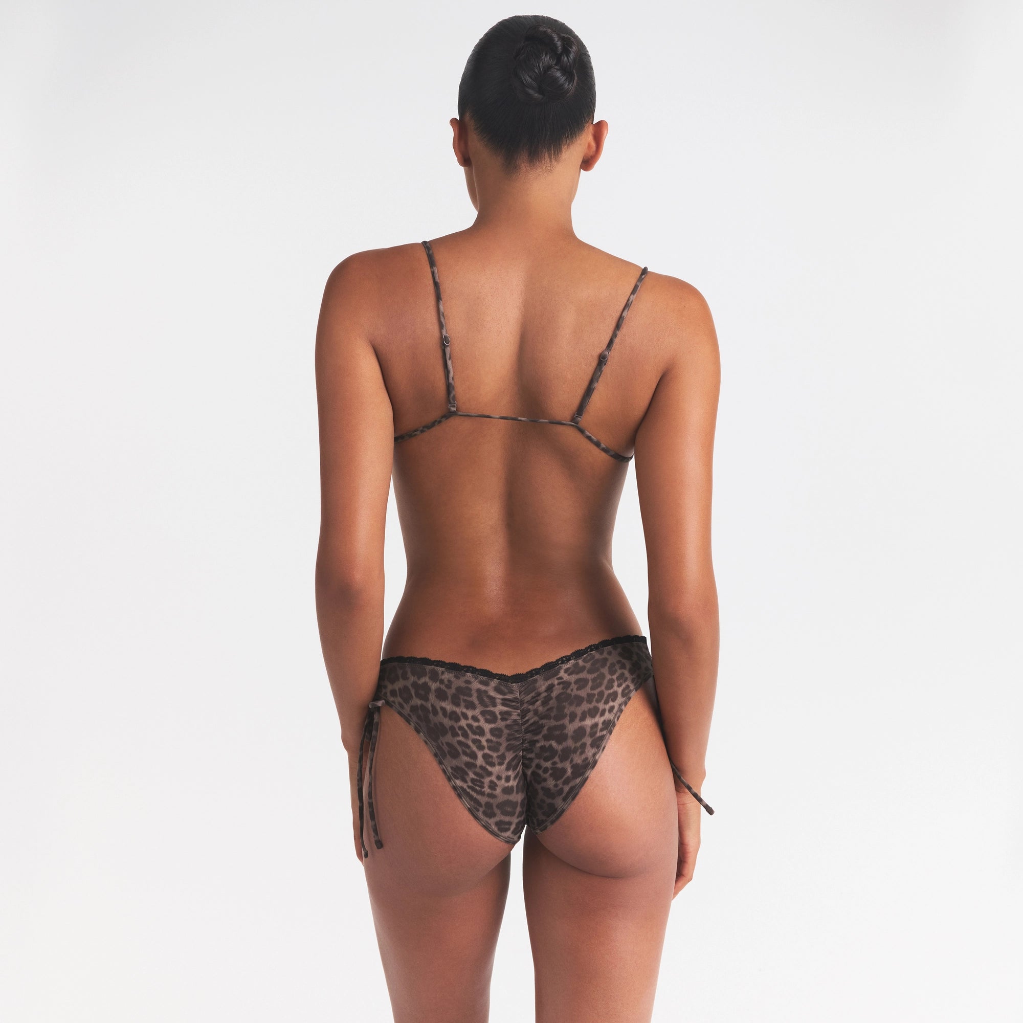 FITS EVERYBODY MICRO SKIMPY BRALETTE | UMBER LEOPARD PRINT - Image 4