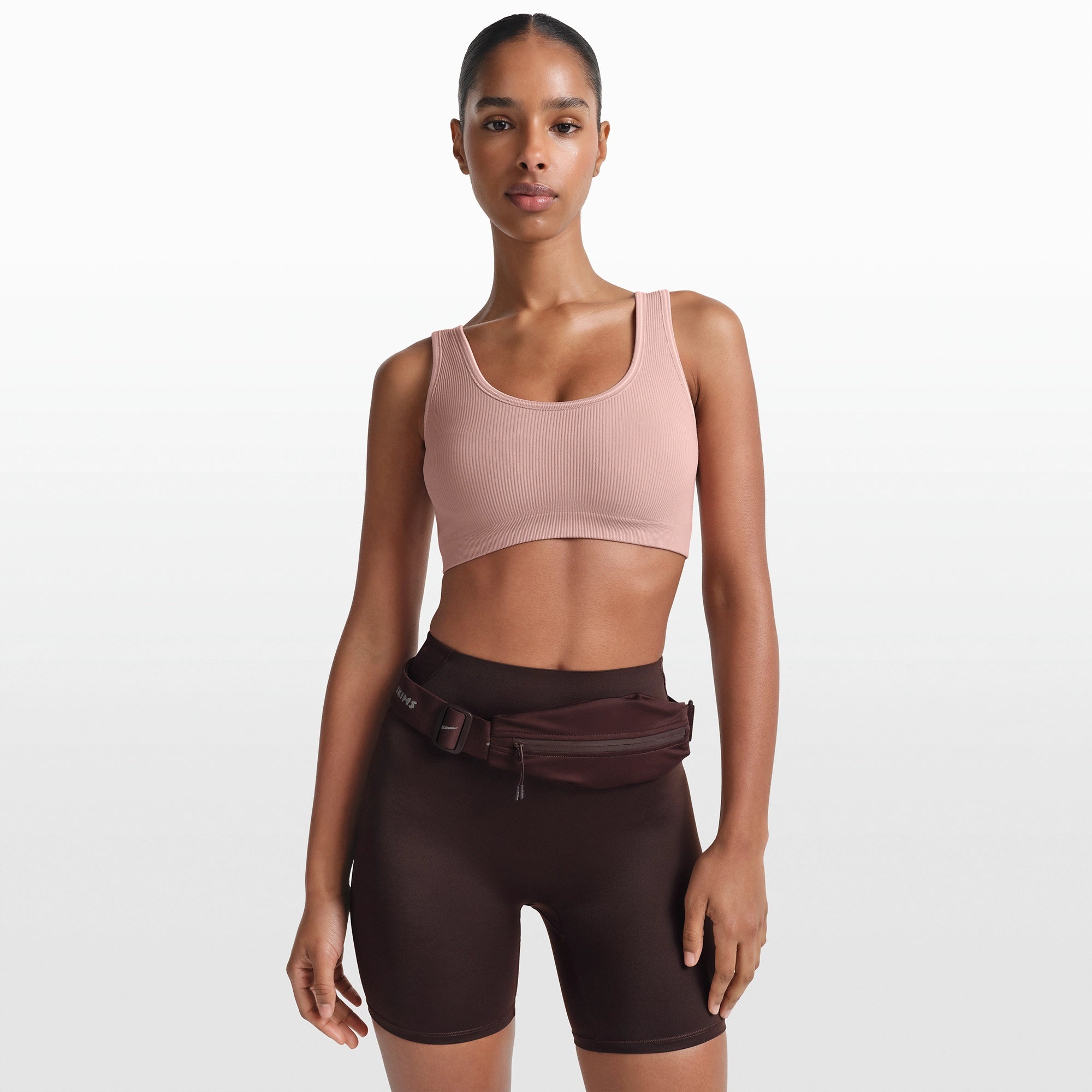NikeSKIMS RIBBED SEAMLESS SCOOP BRA | HIMALAYAN - Image 3