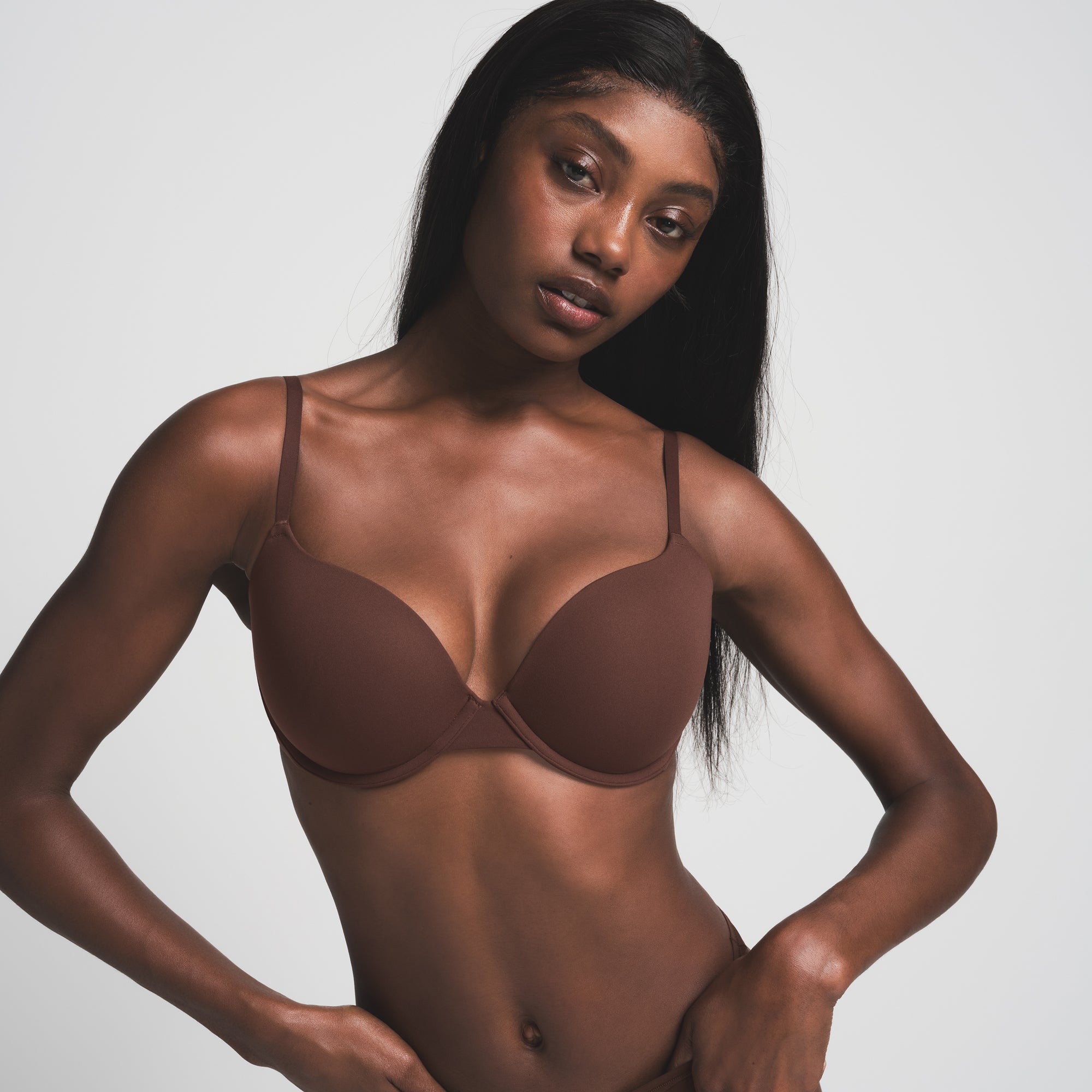 FITS EVERYBODY PUSH-UP BRA | COCOA - Image 4