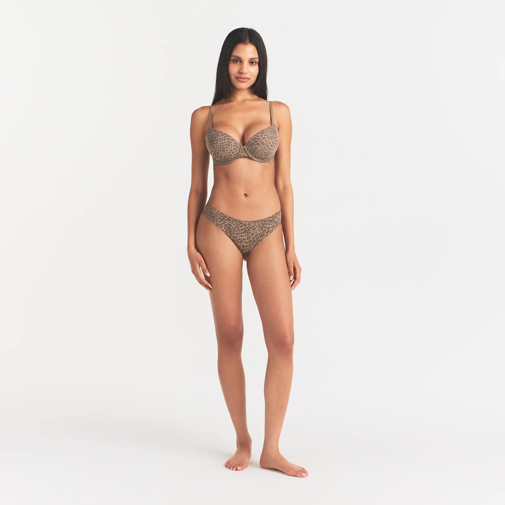 FITS EVERYBODY T-SHIRT BRA | DESERT LEOPARD INK PRINT - Image 3