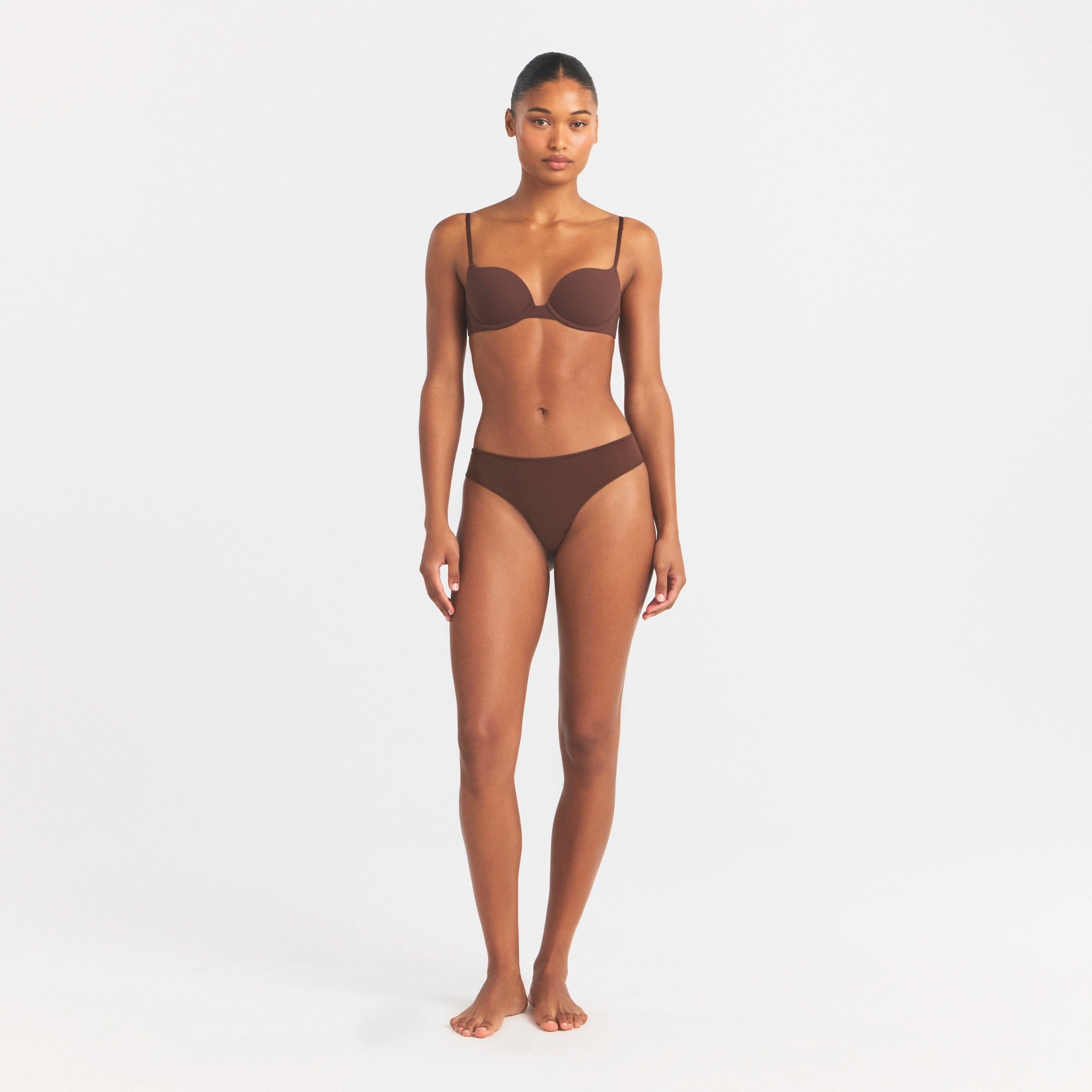 FITS EVERYBODY PUSH-UP BRA | COCOA - Image 5