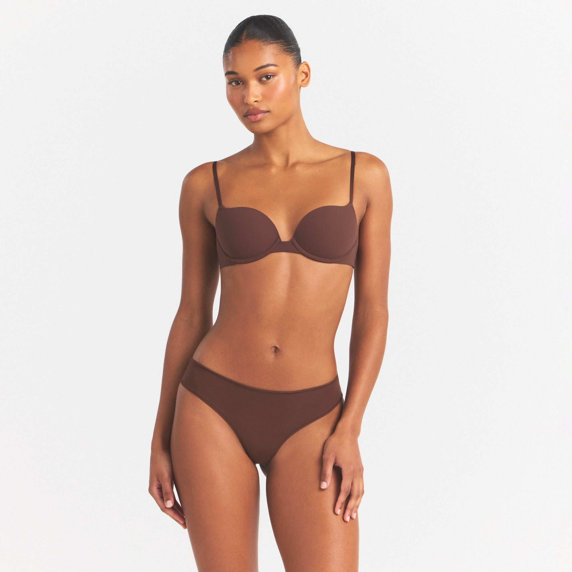 FITS EVERYBODY PUSH-UP BRA | COCOA - Image 6