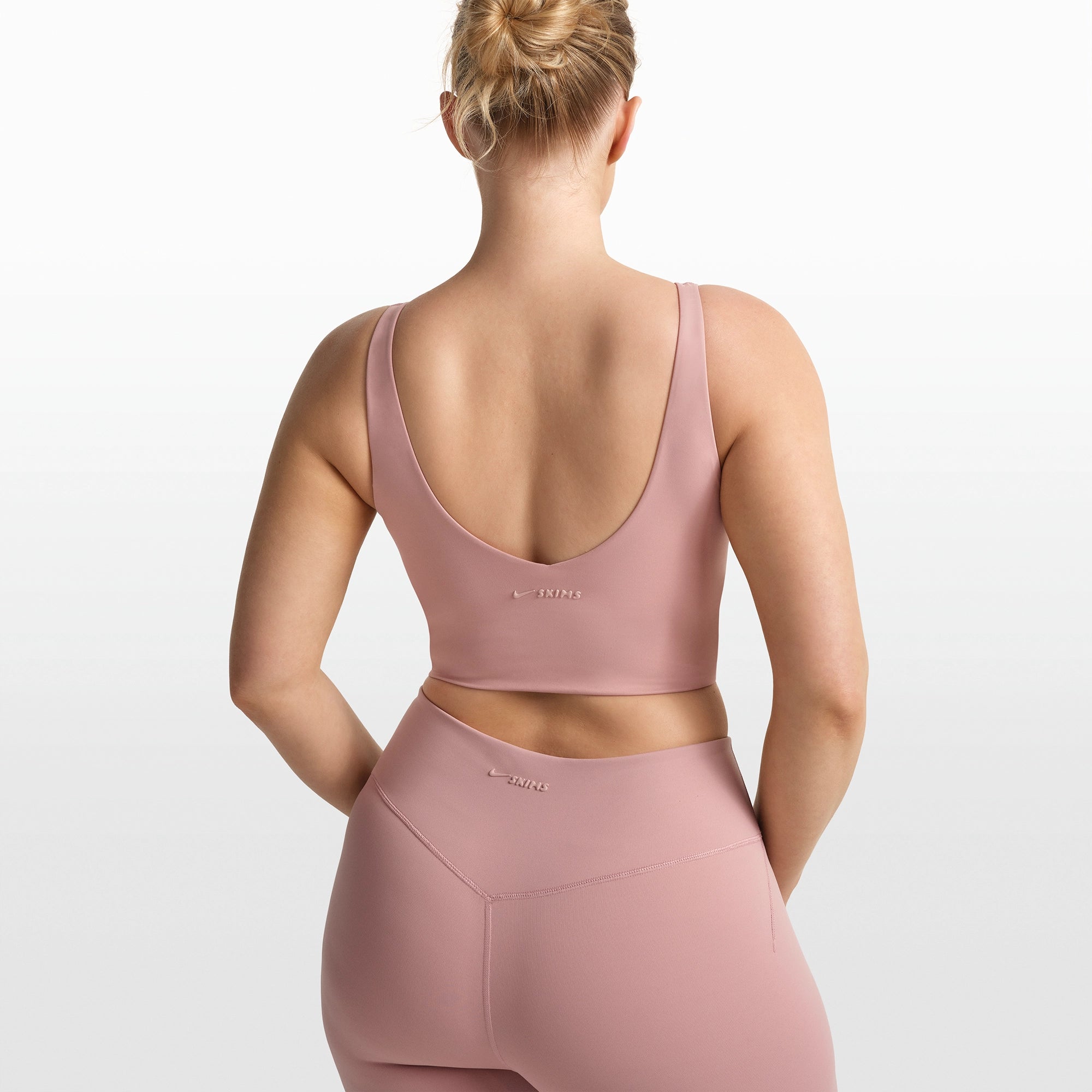 NikeSKIMS MATTE V-NECK BRA TOP | HIMALAYAN - Image 6
