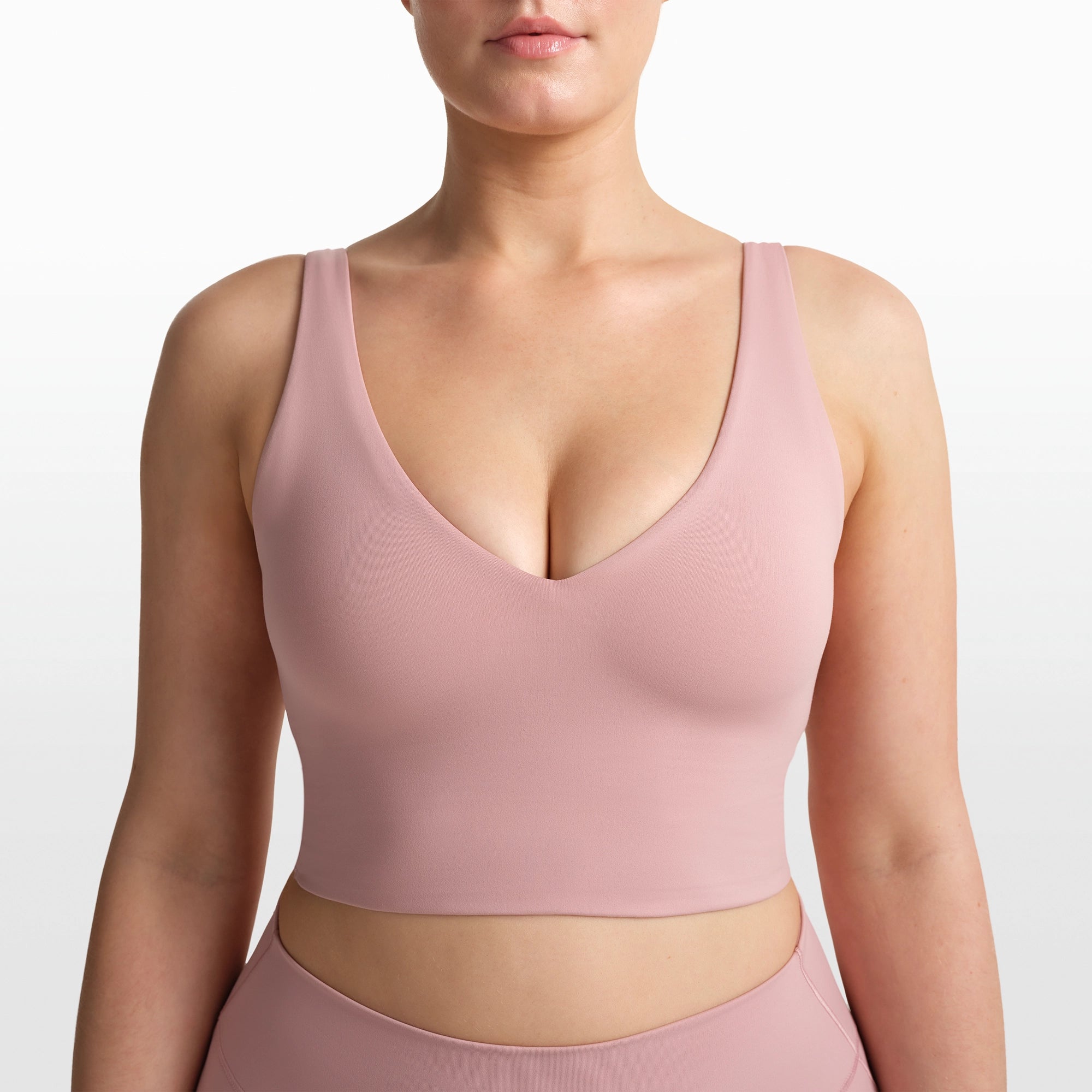 NikeSKIMS MATTE V-NECK BRA TOP | HIMALAYAN - Image 5
