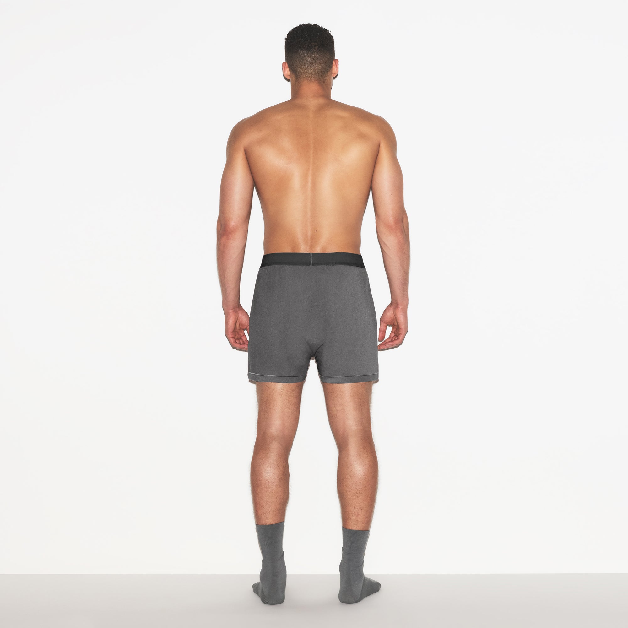 SKIMS COTTON MENS KNIT BOXER 3-PACK | RUSSET MULTI - Image 7