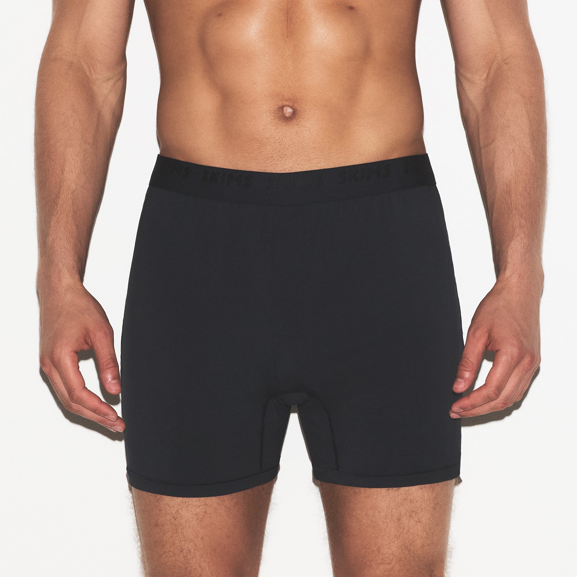 SKIMS STRETCH MENS KNIT BOXER 3-PACK | GUNMETAL MULTI - Image 5