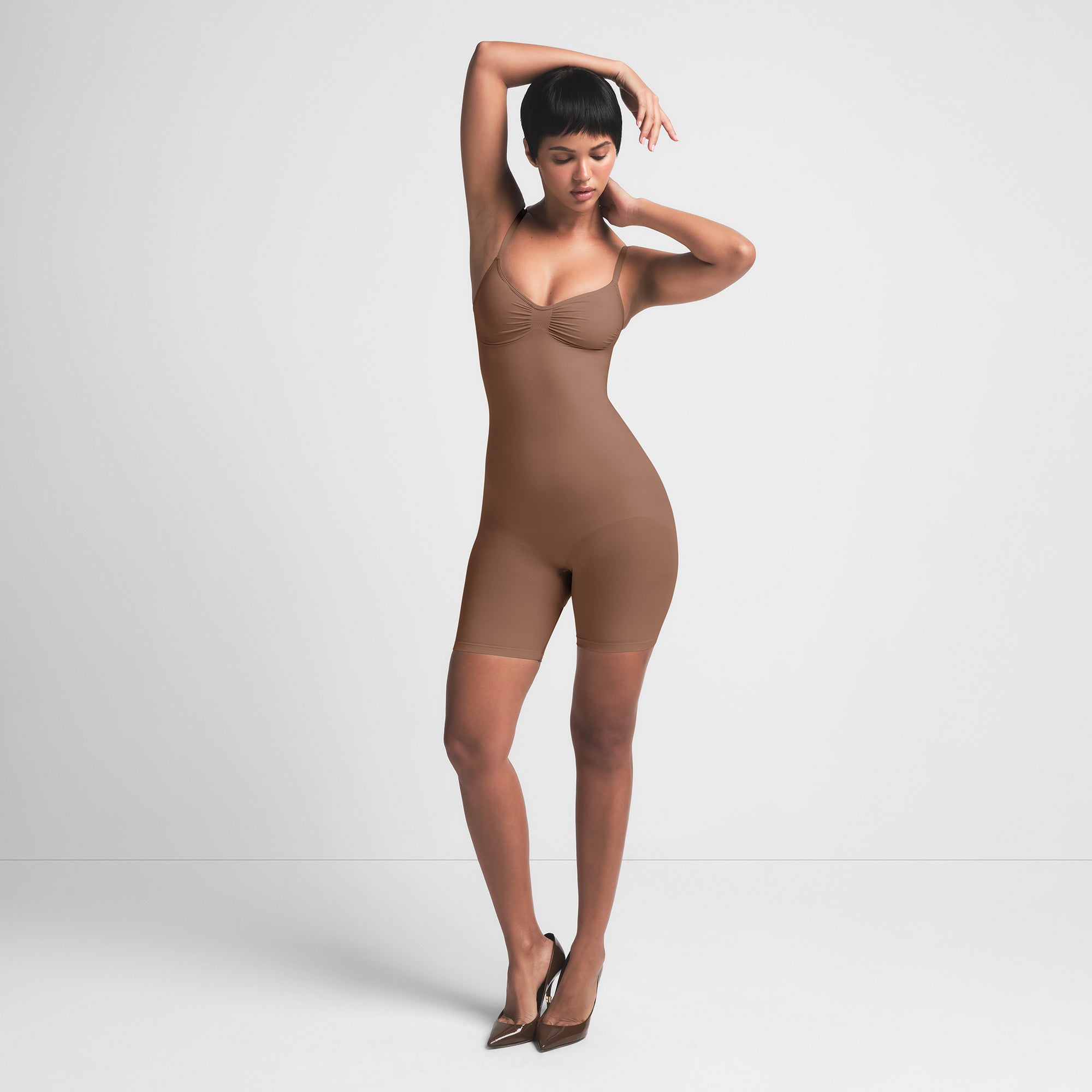SEAMLESS SCULPT MID THIGH BODYSUIT | JASPER - Image 5