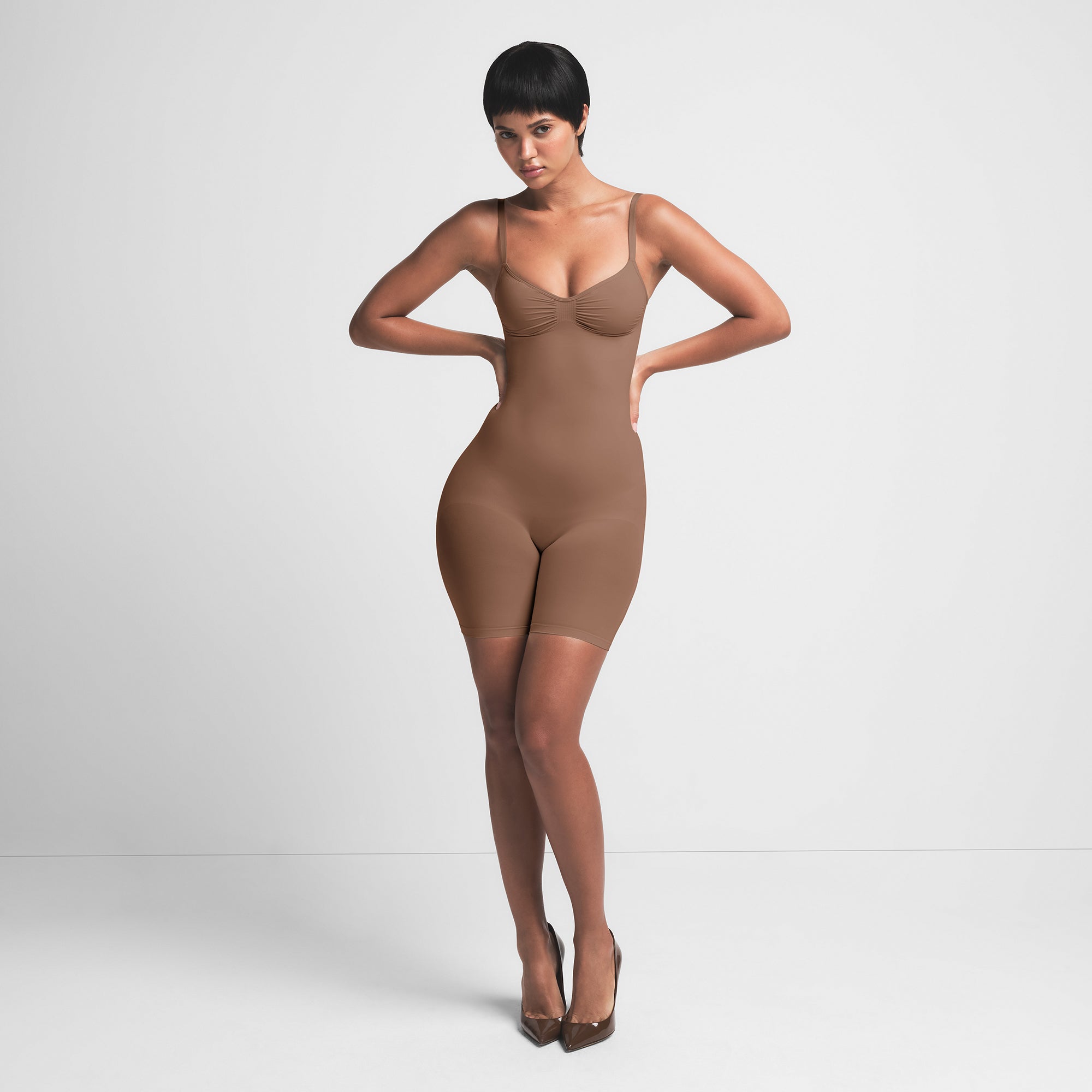 SEAMLESS SCULPT MID THIGH BODYSUIT | JASPER - Image 2