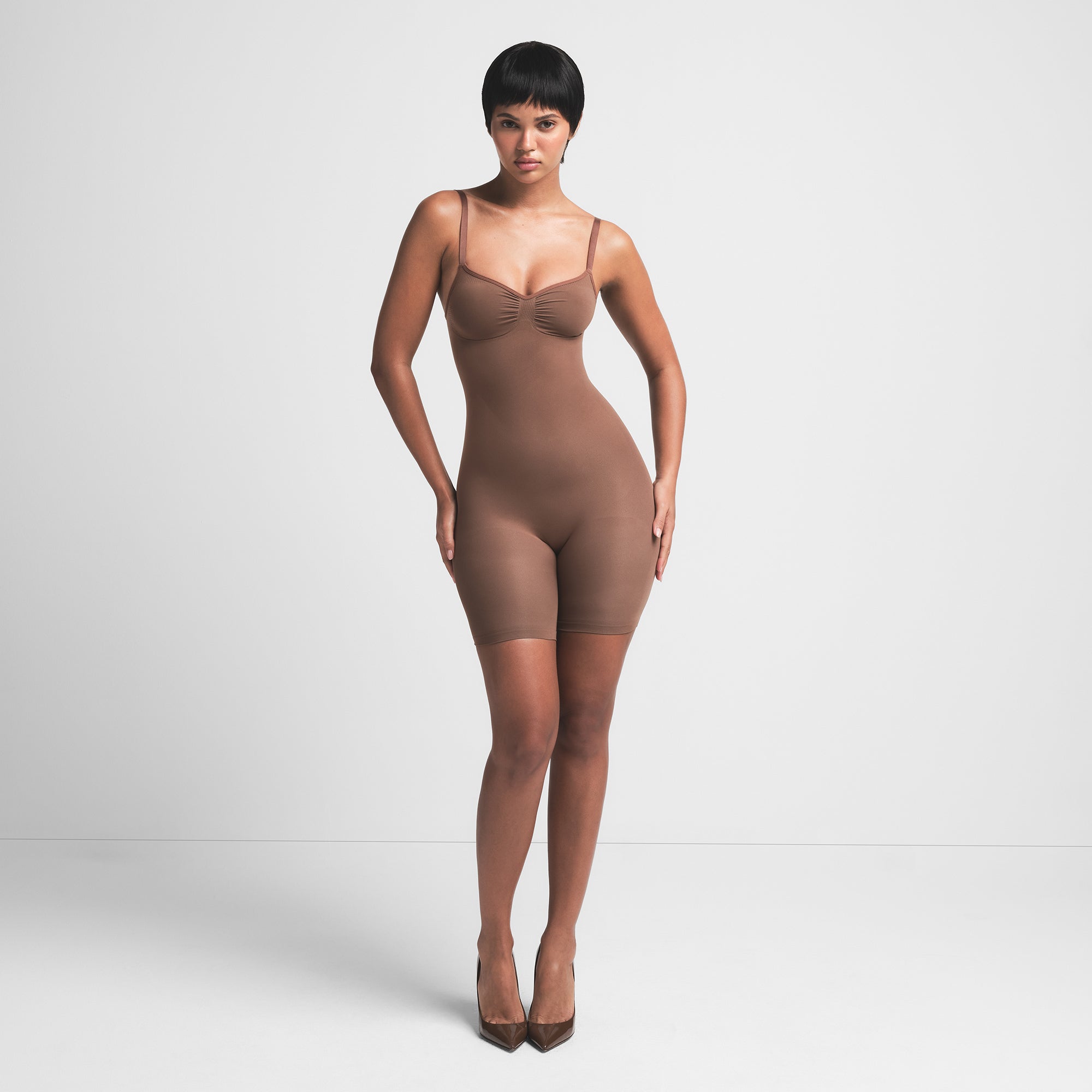 SEAMLESS SCULPT LOW BACK MID THIGH BODYSUIT | JASPER - Image 4
