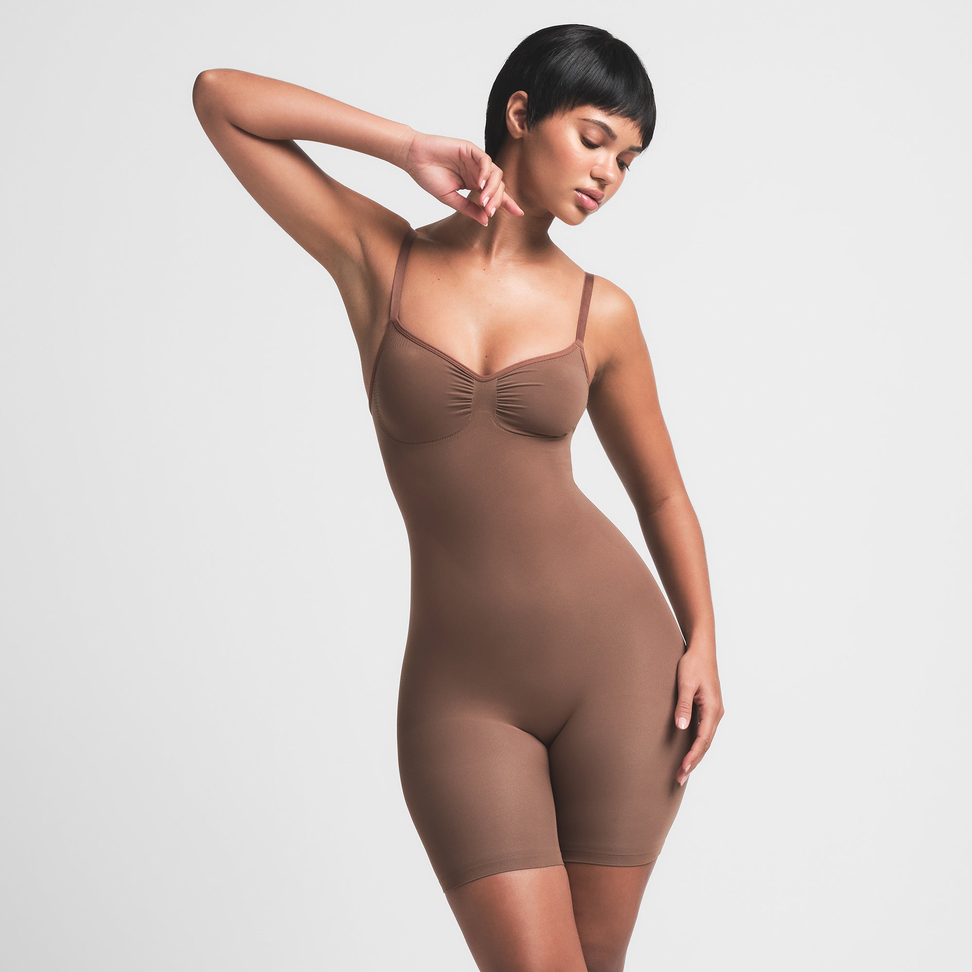 SEAMLESS SCULPT LOW BACK MID THIGH BODYSUIT | JASPER - Image 3
