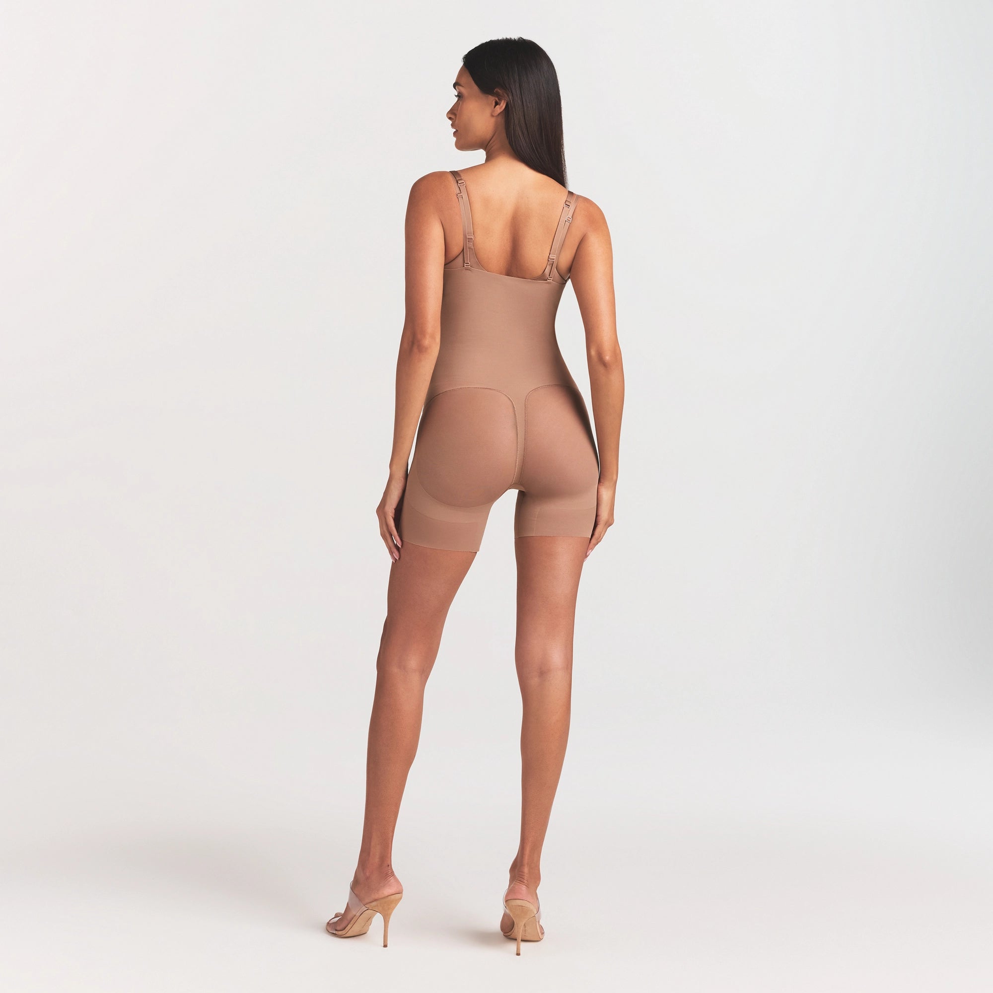 SKIMS BODY CORE SCULPT BACK SMOOTHING OPEN BUST MID THIGH BODYSUIT | SIENNA - Image 5
