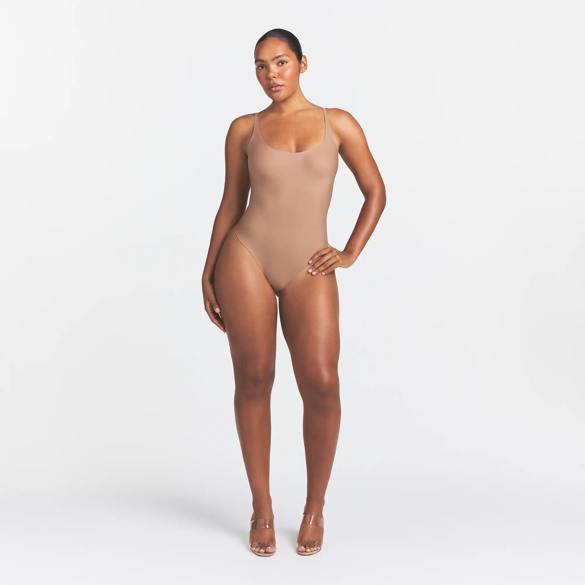 SKIMS BODY SCOOP LOW BACK THONG BODYSUIT | SIENNA - Image 2