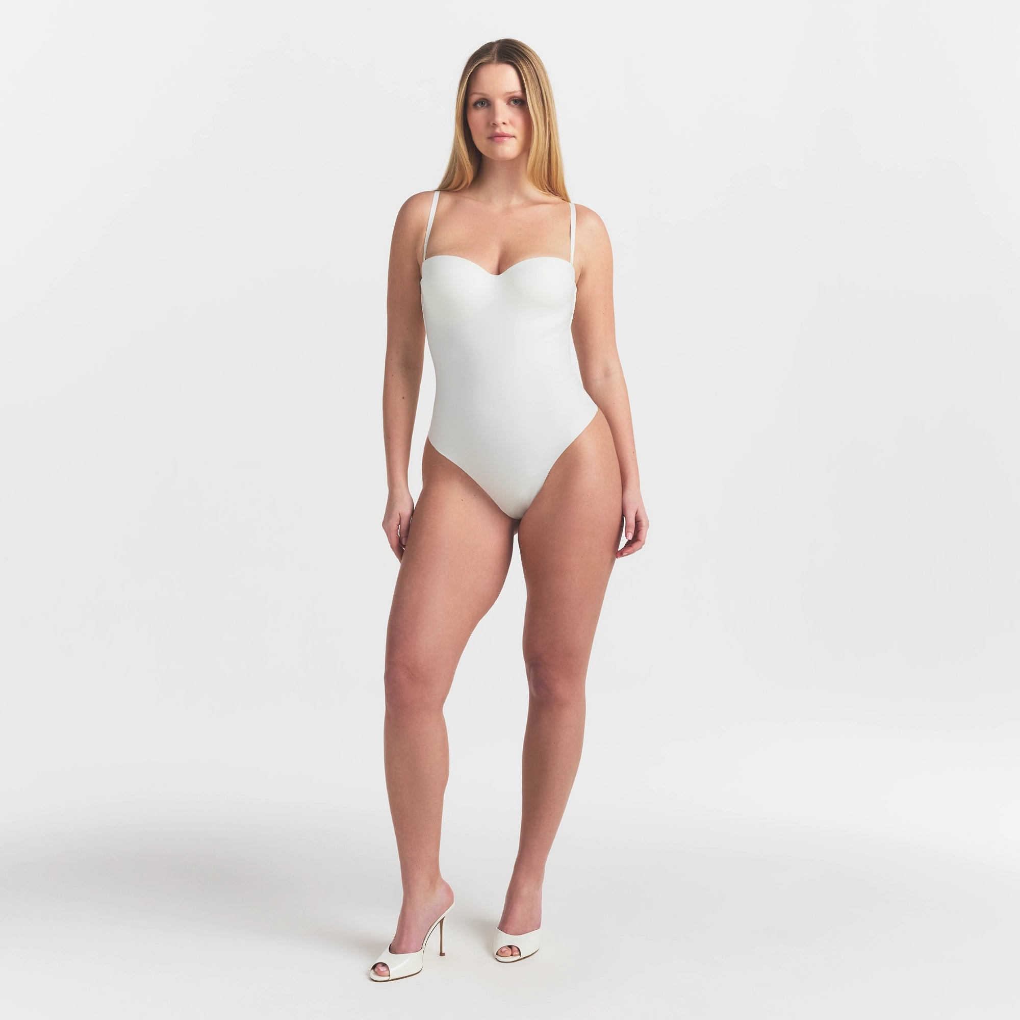 SKIMS BODY UNDERWIRE THONG BODYSUIT | IVORY - Image 2