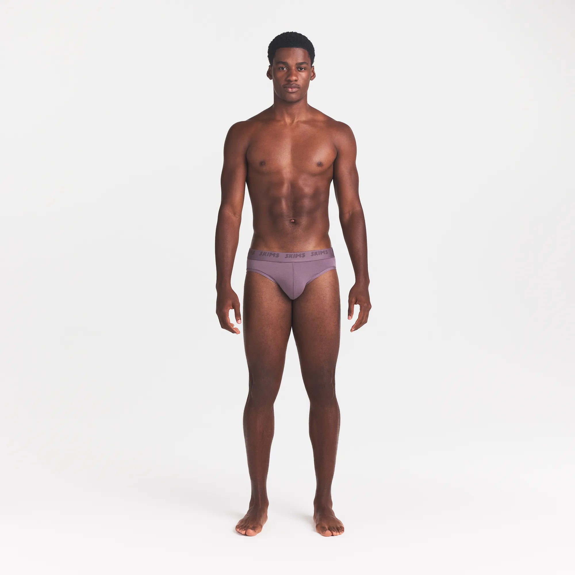 SKIMS STRETCH MENS BRIEF 3-PACK | IRIS HEATHER MULTI - Image 2