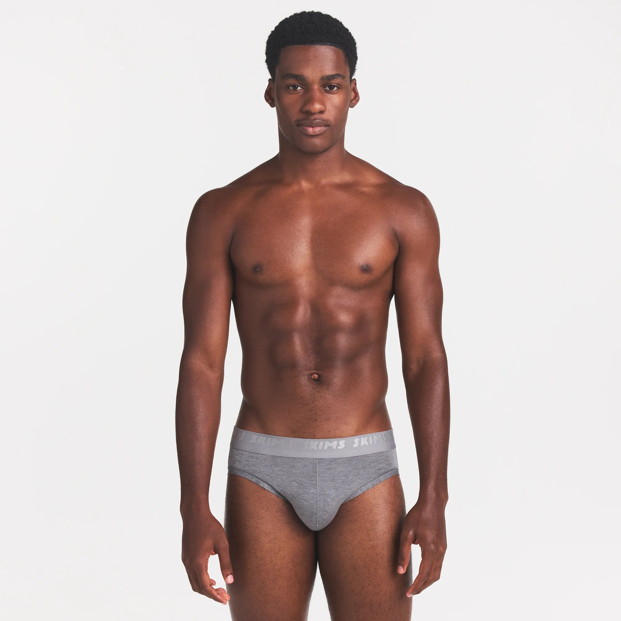 SKIMS STRETCH MENS BRIEF 3-PACK | IRIS HEATHER MULTI - Image 5