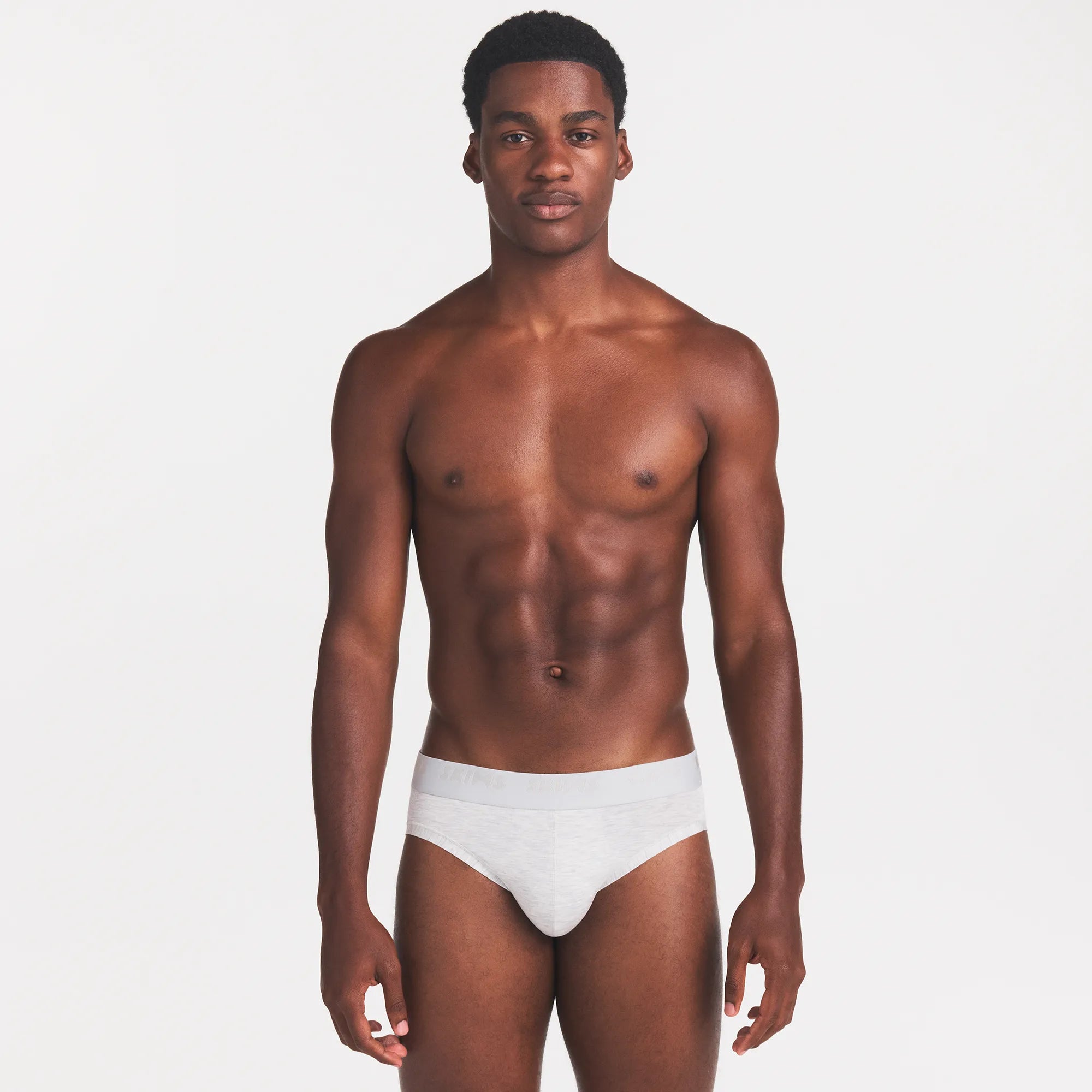 SKIMS STRETCH MENS BRIEF 3-PACK | IRIS HEATHER MULTI - Image 6