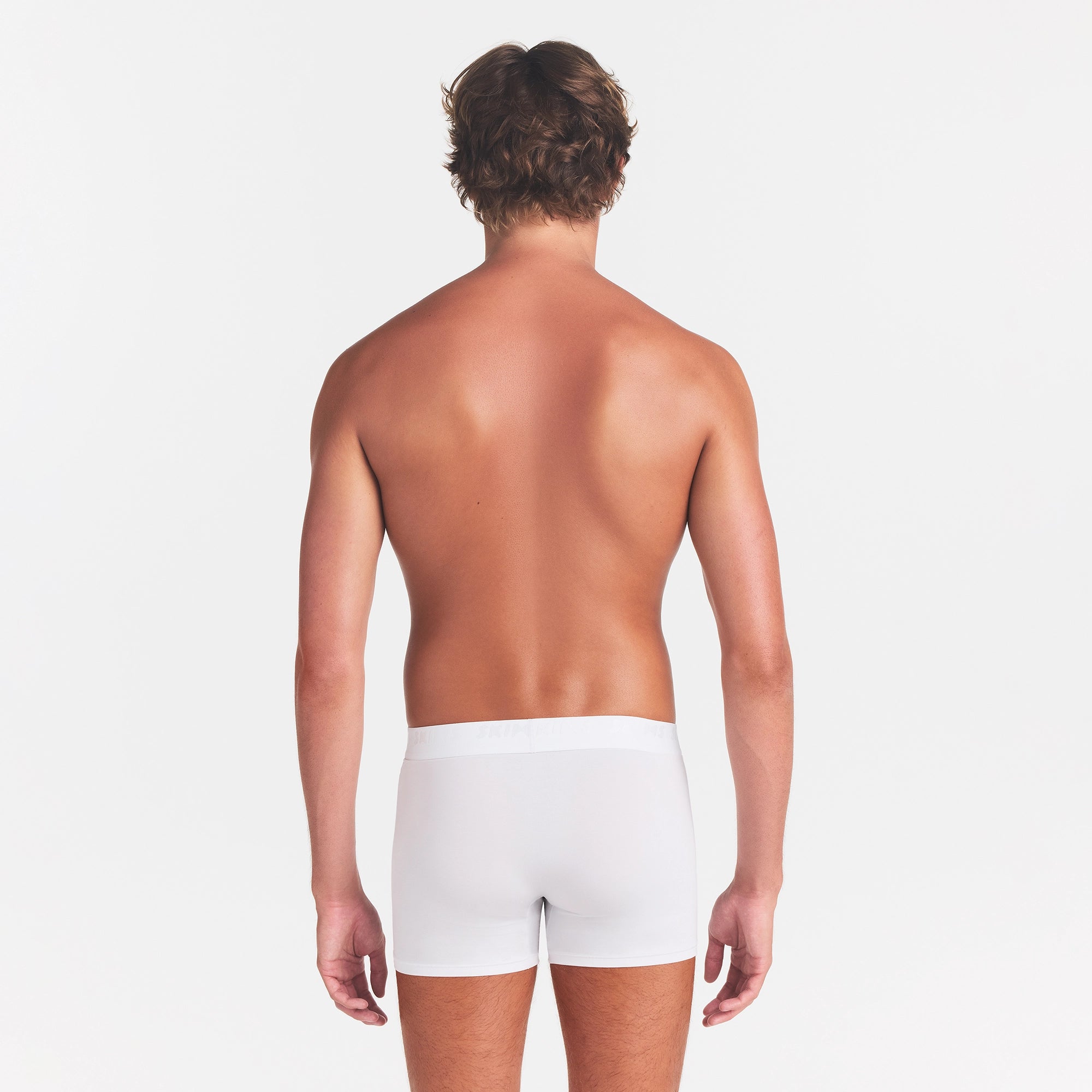 SKIMS STRETCH MENS 5 BOXER BRIEF | CHALK - Image 4
