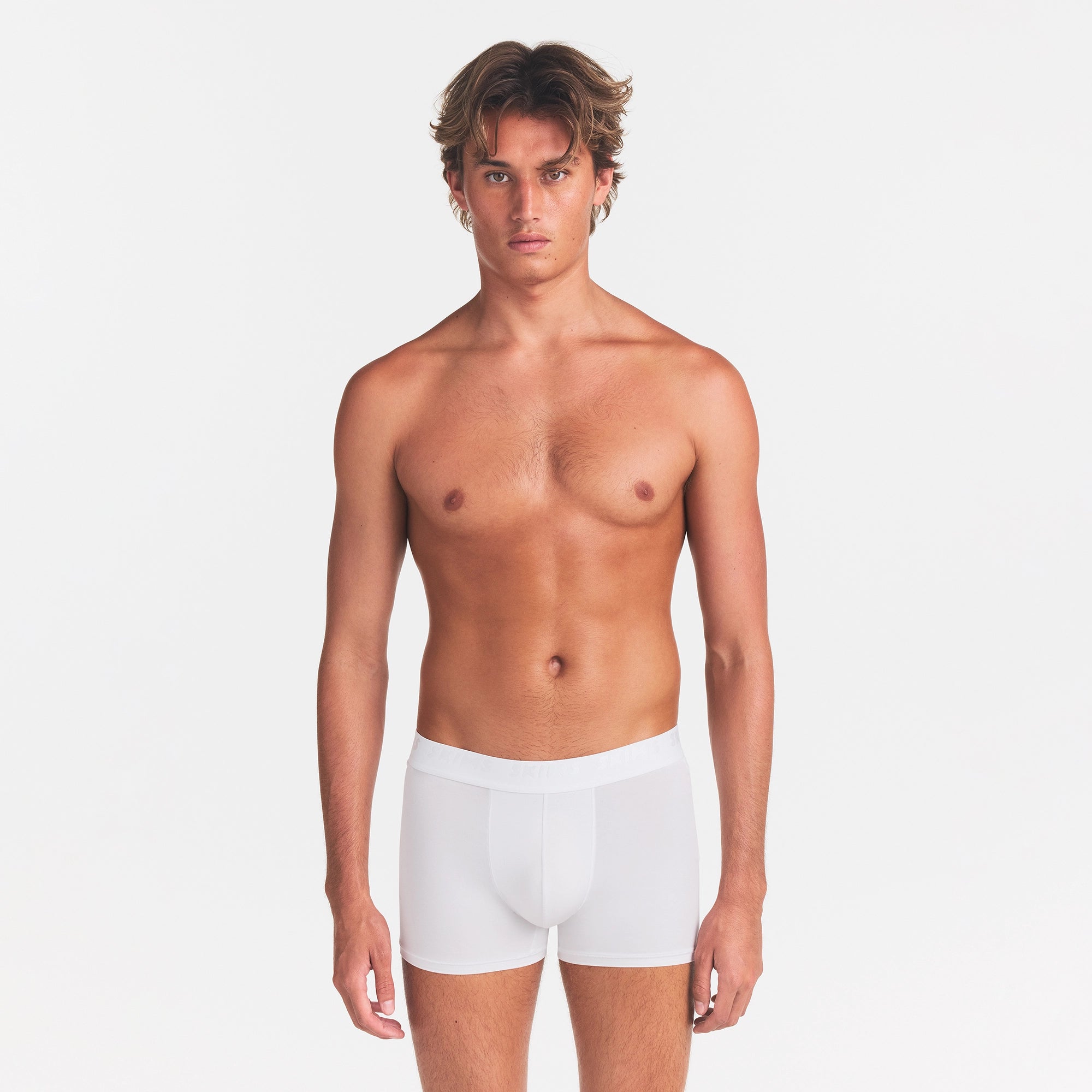 SKIMS STRETCH MENS 5 BOXER BRIEF | CHALK - Image 3