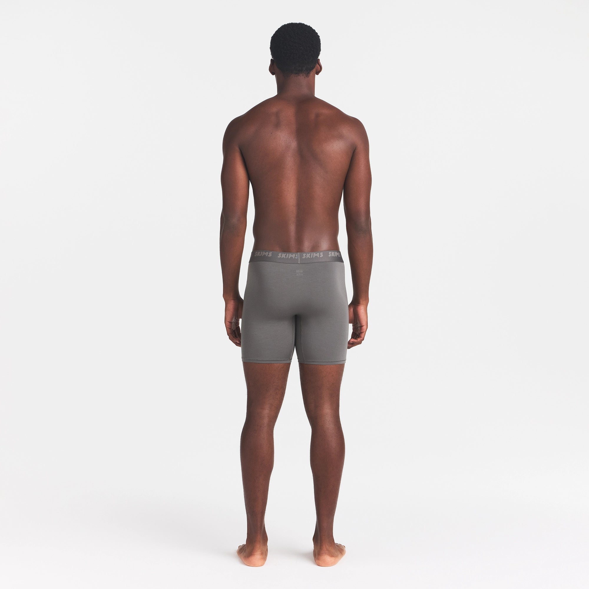 SKIMS STRETCH MENS 5 BOXER BRIEF | GUNMETAL - Image 3