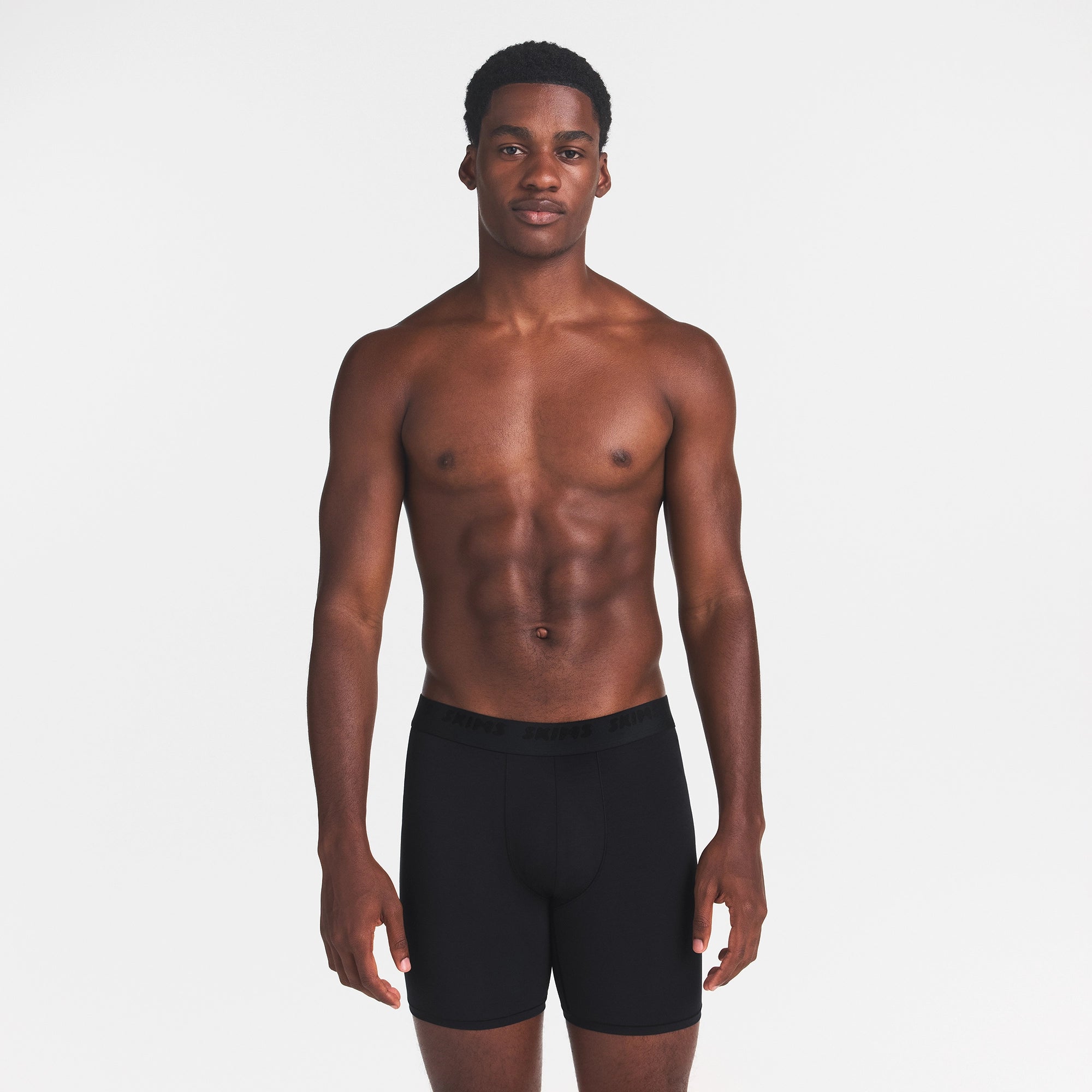 SKIMS STRETCH MENS 5 BOXER BRIEF | OBSIDIAN - Image 4