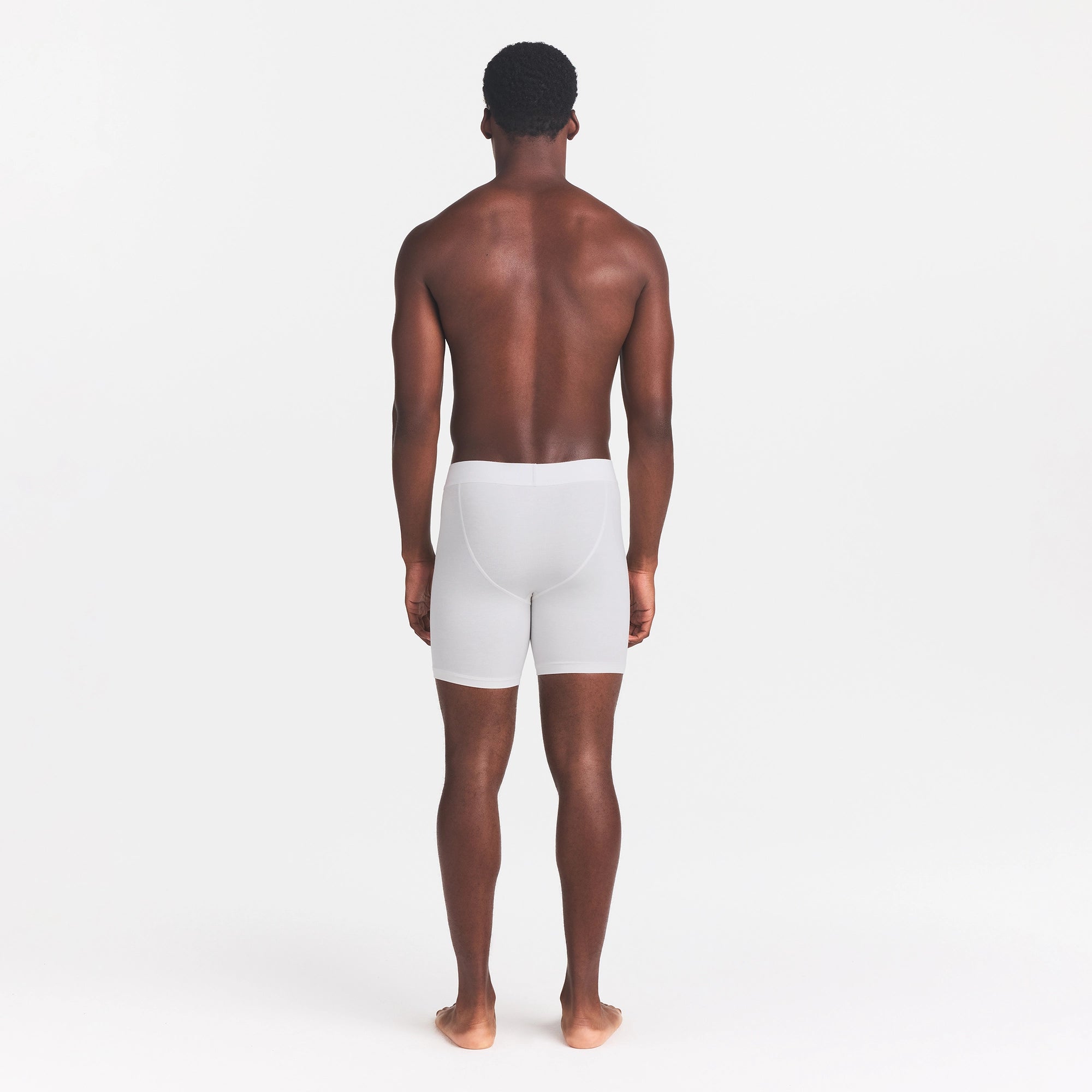 SKIMS COTTON MENS 5 BOXER BRIEF | CHALK - Image 3