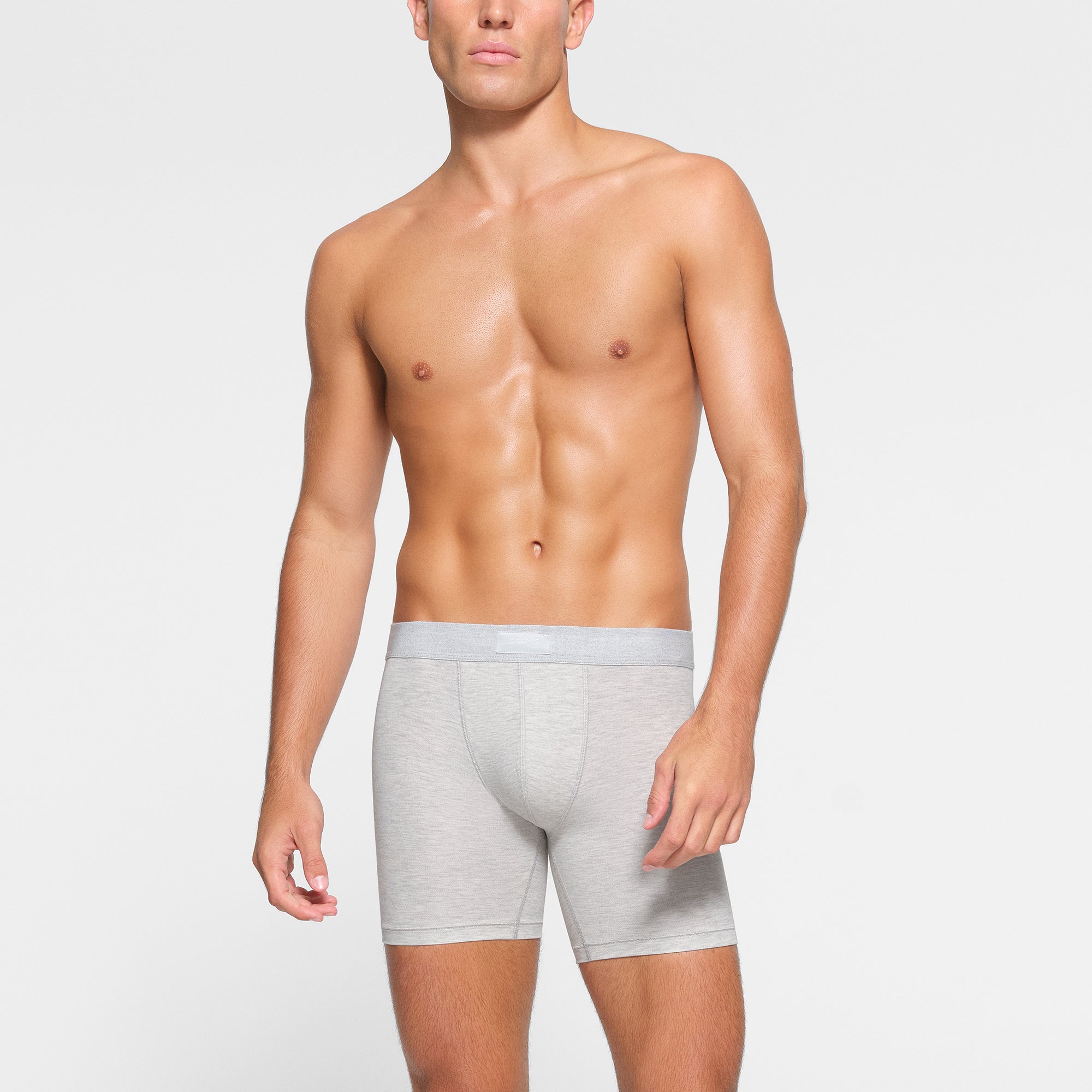 SKIMS COTTON MENS 5 BOXER BRIEF 3-PACK | HEATHER MULTI - Image 2