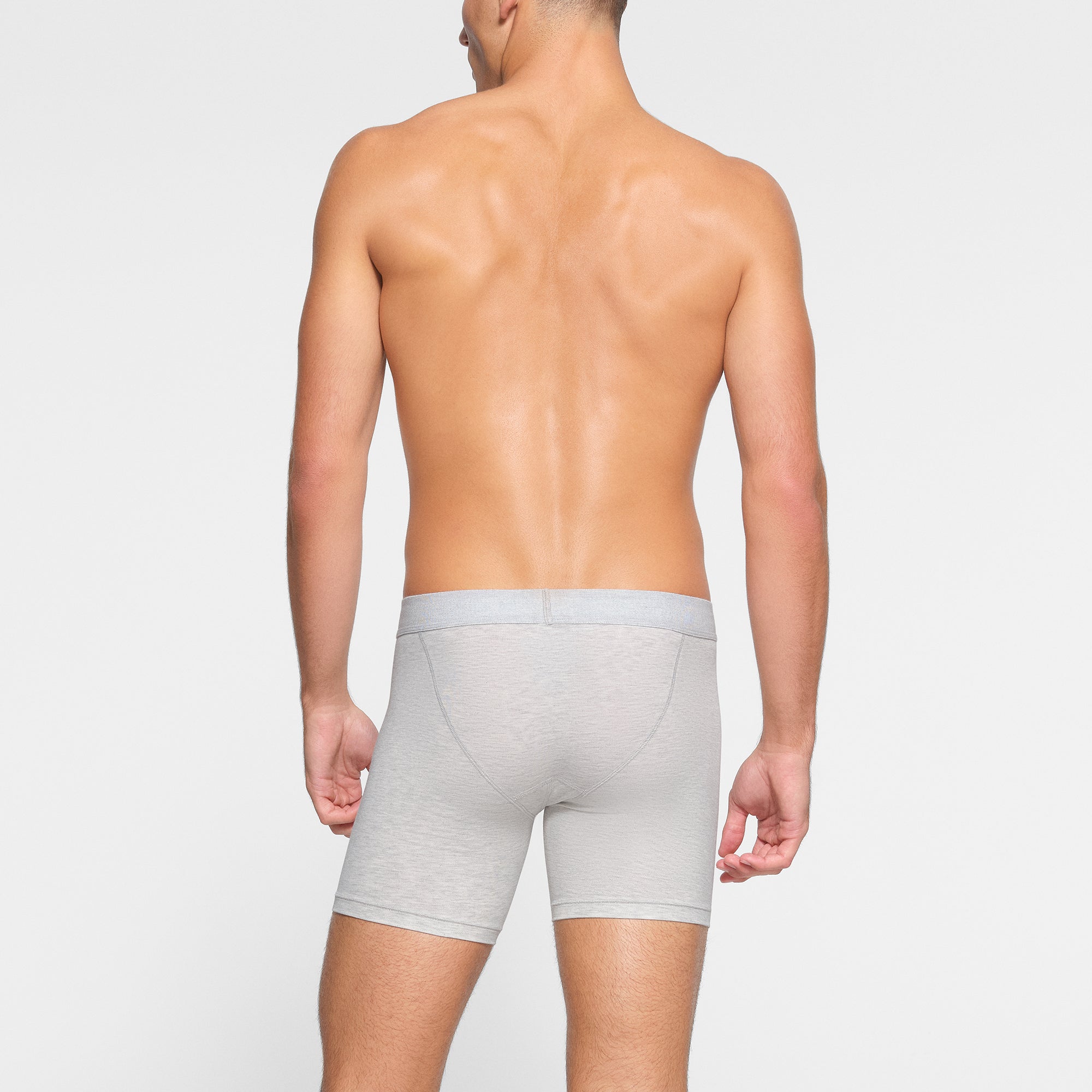 SKIMS COTTON MENS 5 BOXER BRIEF 3-PACK | HEATHER MULTI - Image 4
