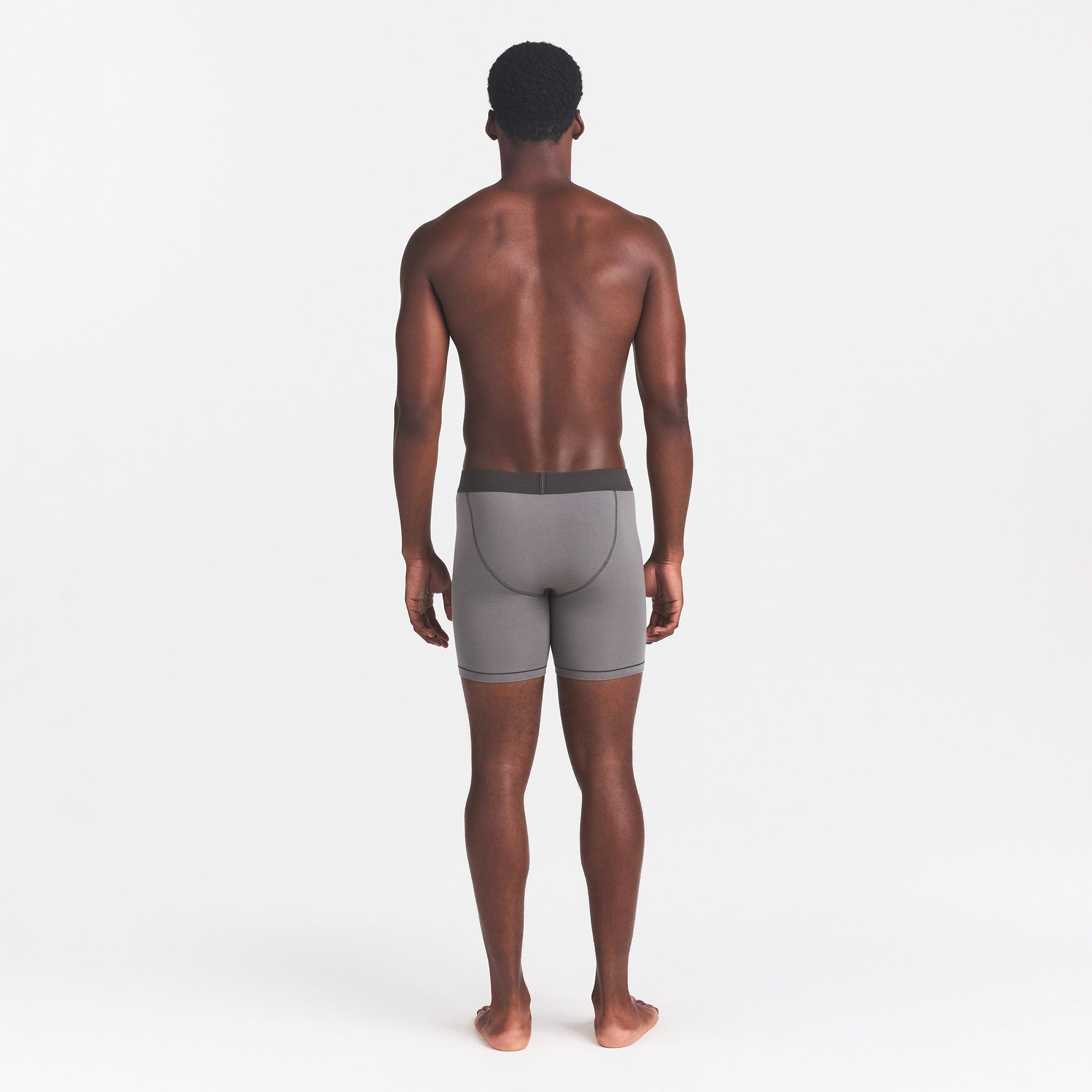 SKIMS COTTON MENS 5 BOXER BRIEF | WASHED GUNMETAL - Image 3