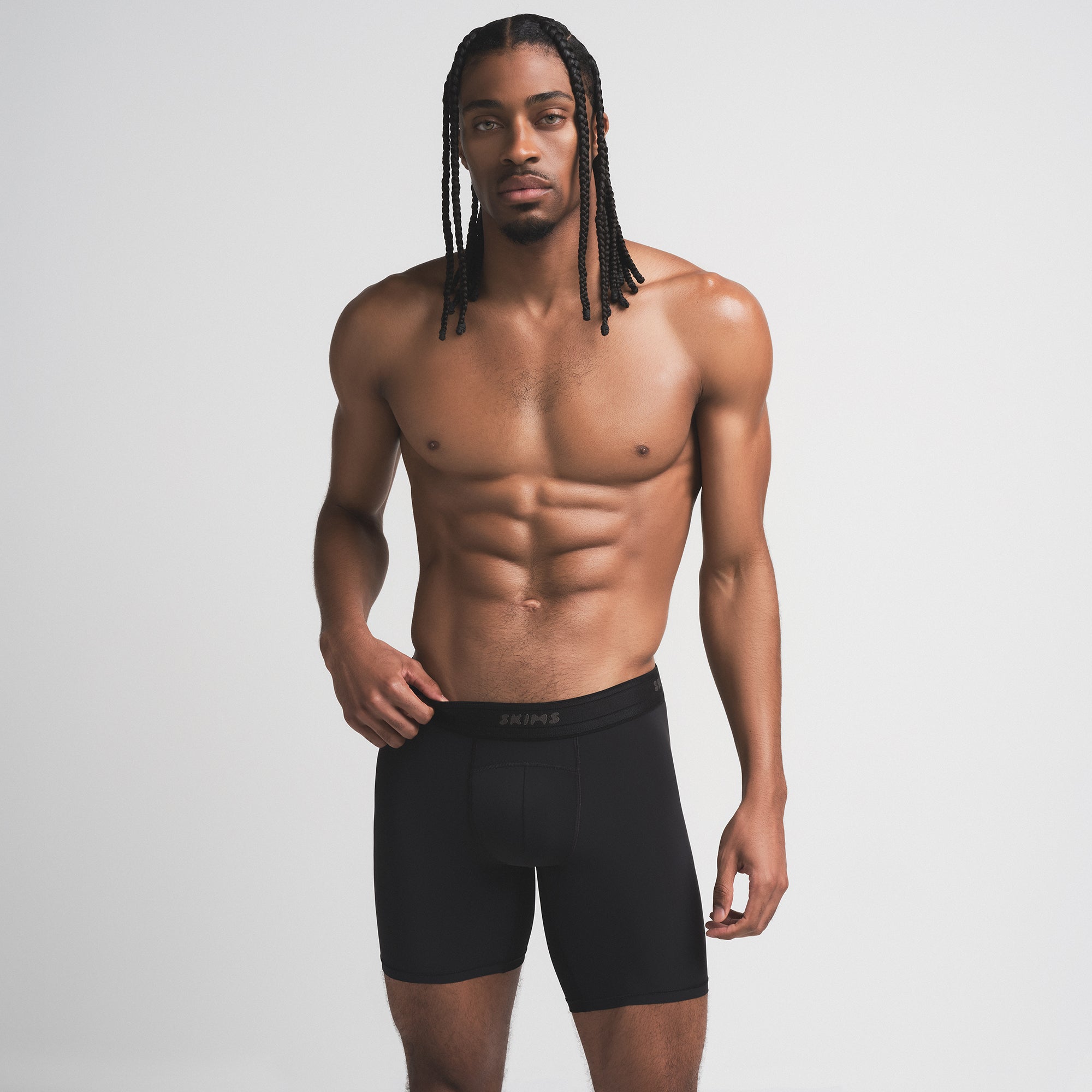 SKIMS FLEX MENS 7 BOXER BRIEF | OBSIDIAN - Image 3