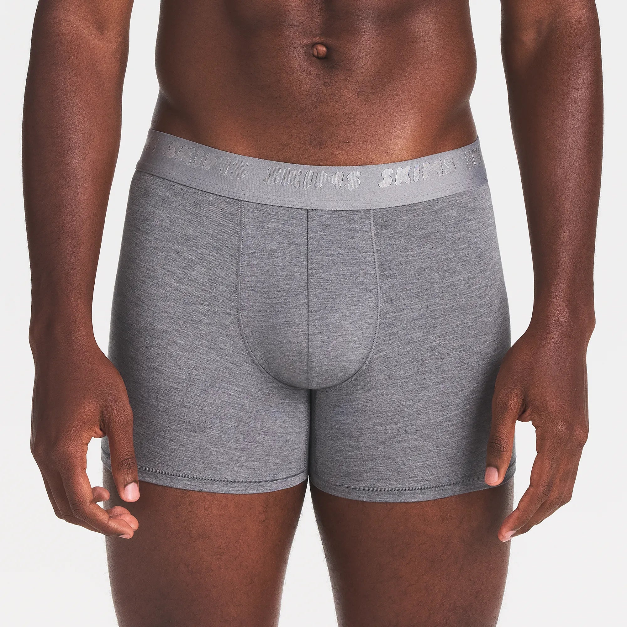 SKIMS STRETCH MENS 3 BOXER BRIEF 3-PACK | IRIS HEATHER MULTI - Image 4