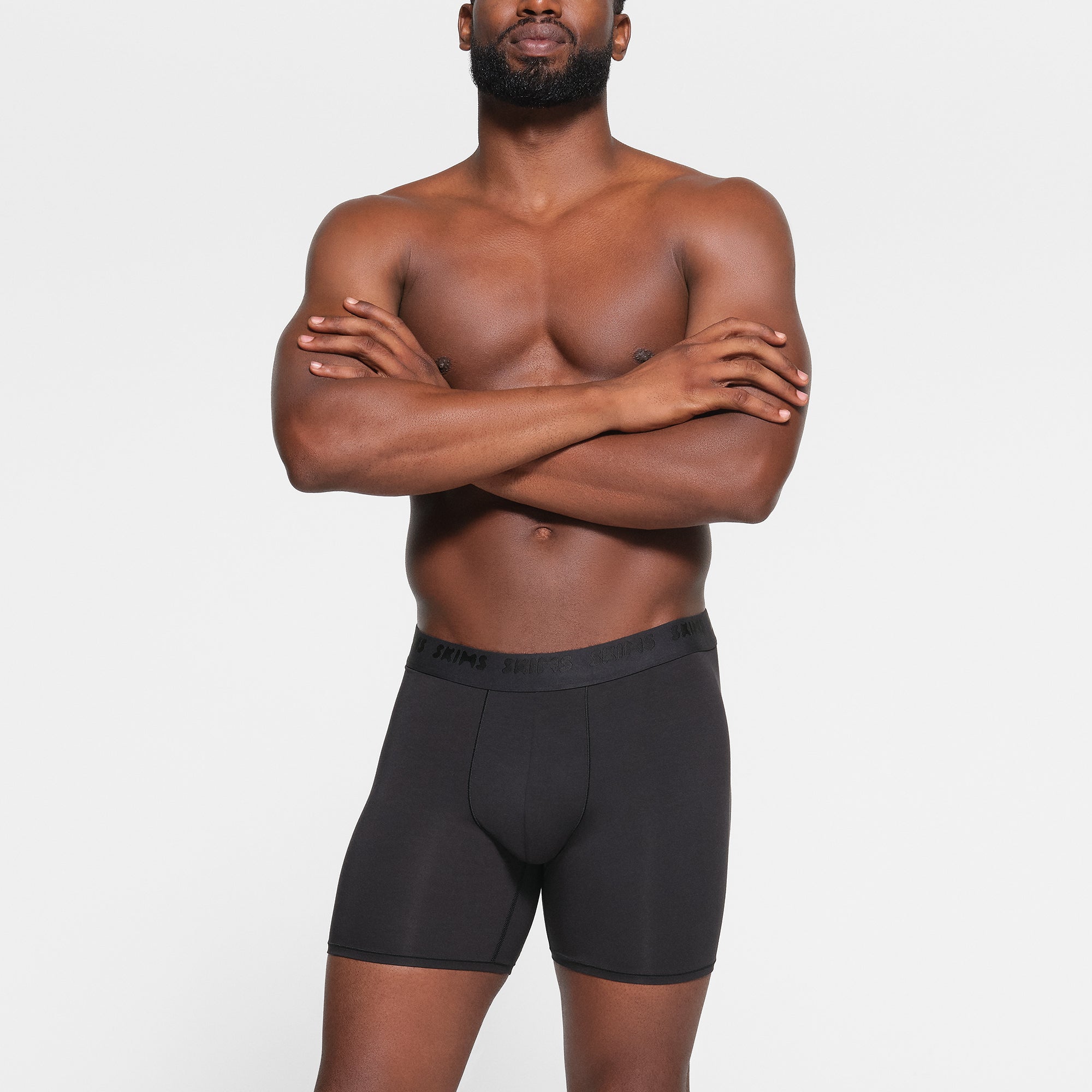 SKIMS STRETCH MENS 5 BOXER BRIEF 3-PACK | GUNMETAL MULTI - Image 4